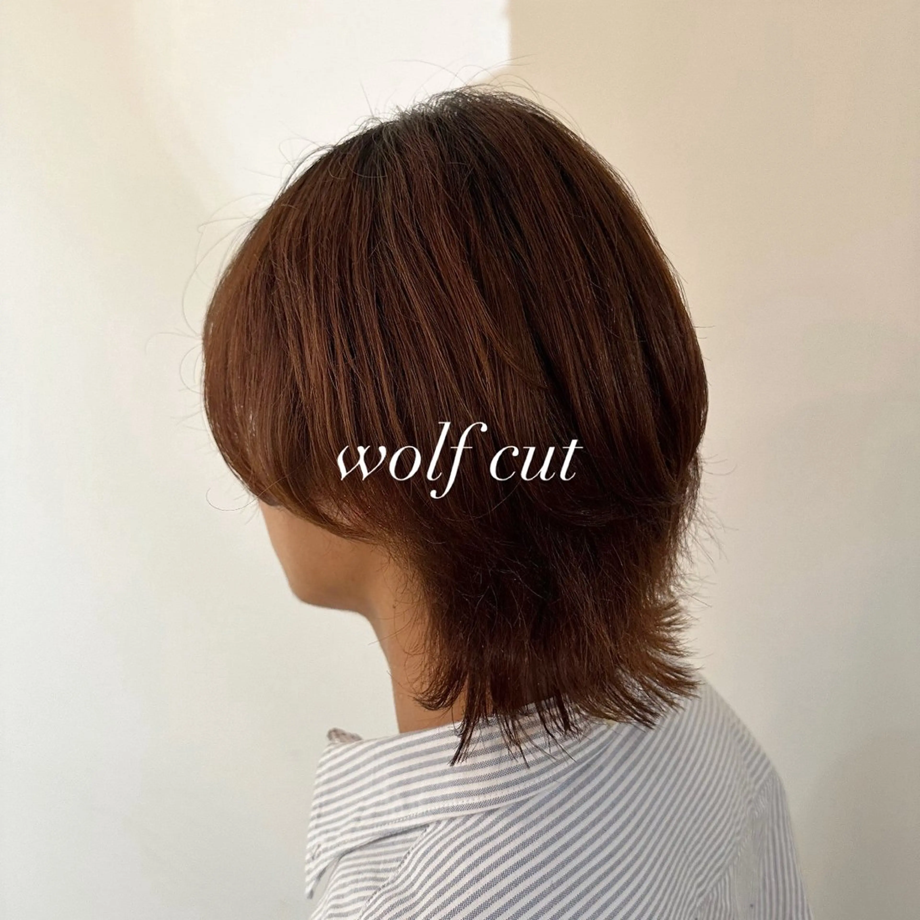 ヘアアレンジ メンズ メンズウルフカット ウルフカット 飯島 美海のヘアスタイル