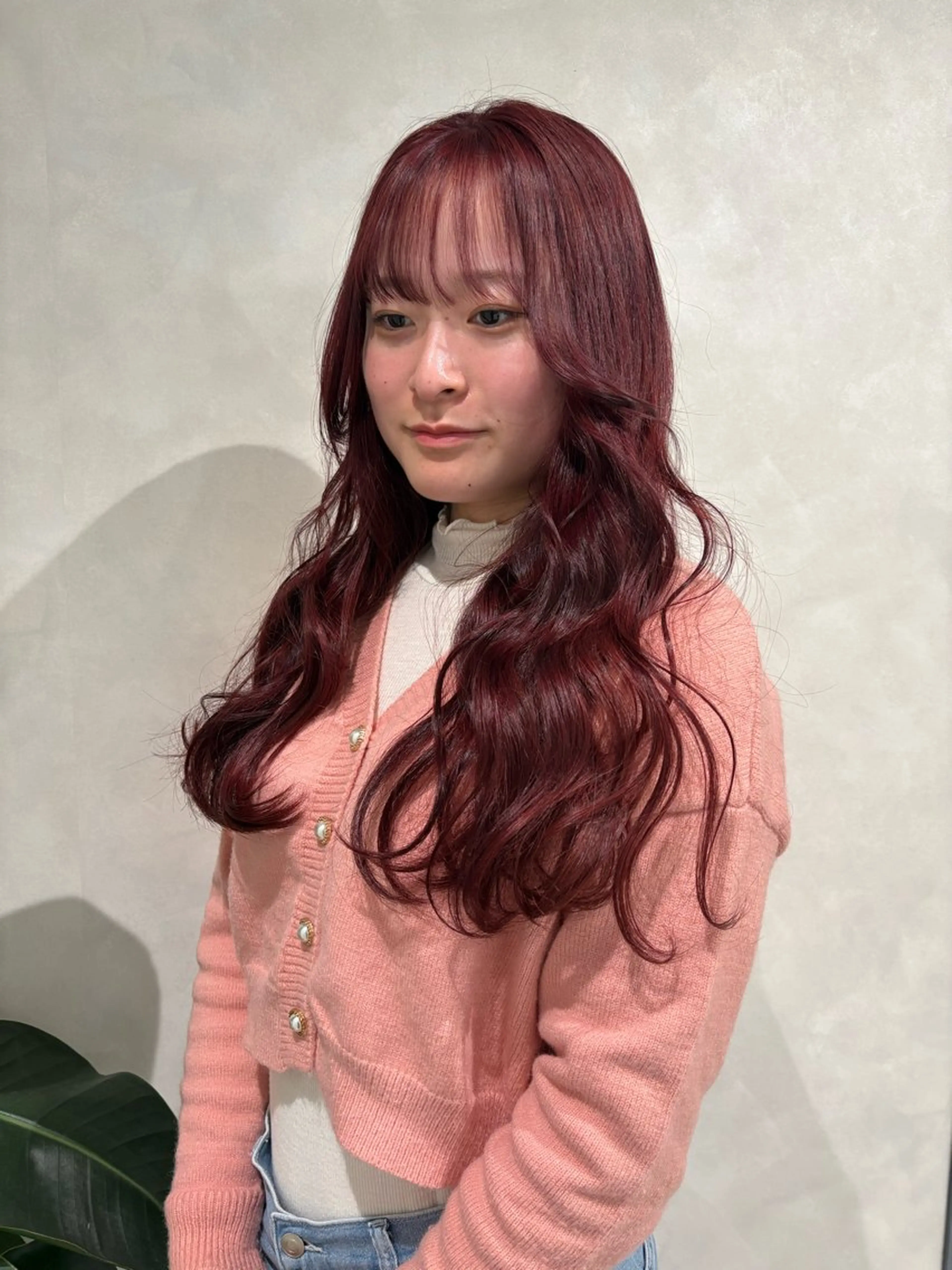 ロング ヘアカラー 森住 優香のヘアスタイル