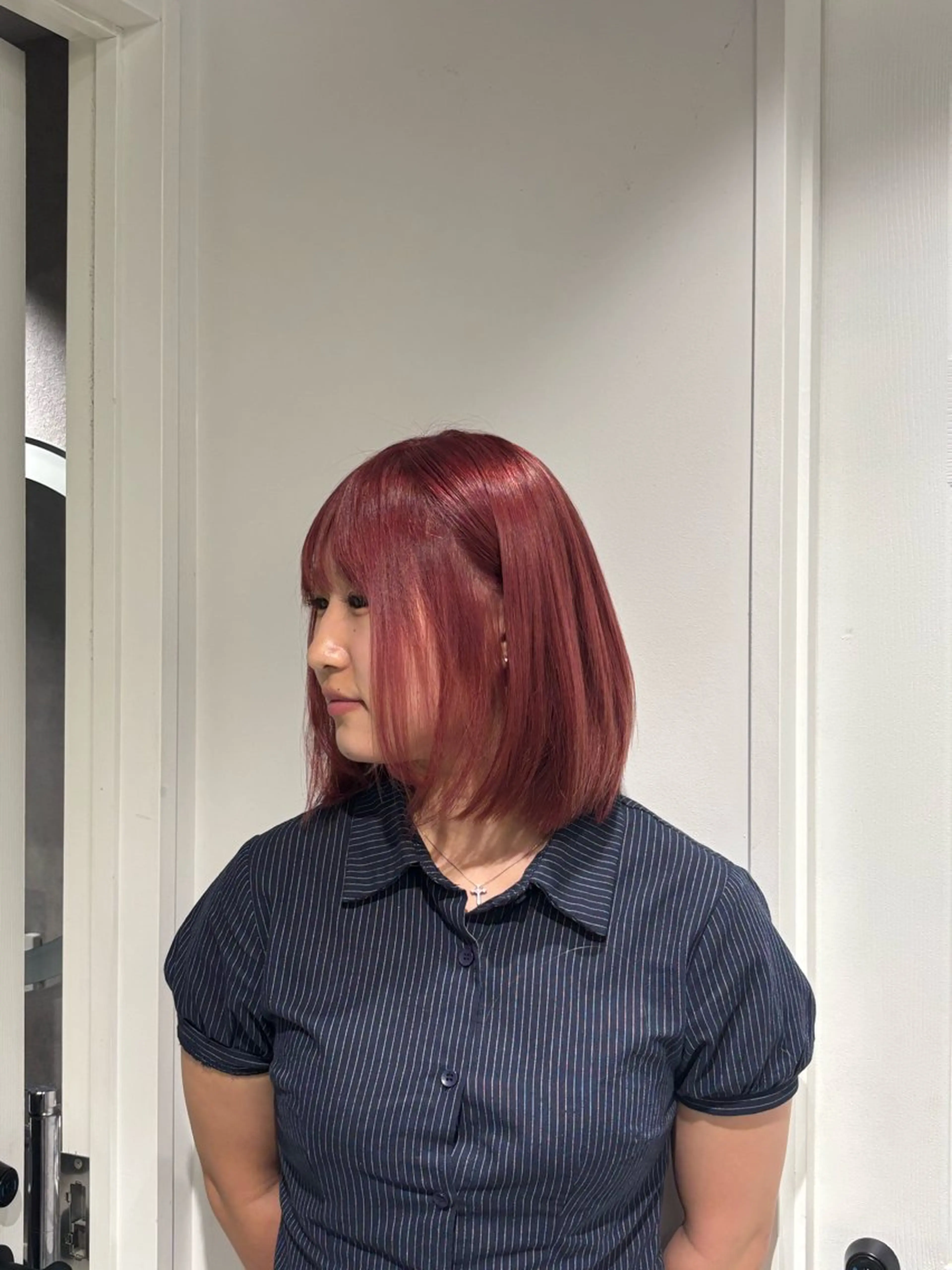 カラー ブリーチ ケアブリーチ デザインカラー ダブルカラー イヤリングカラー ヘアカラー 八王子/レイヤー/ ハイトーン/バッサーのヘアスタイル