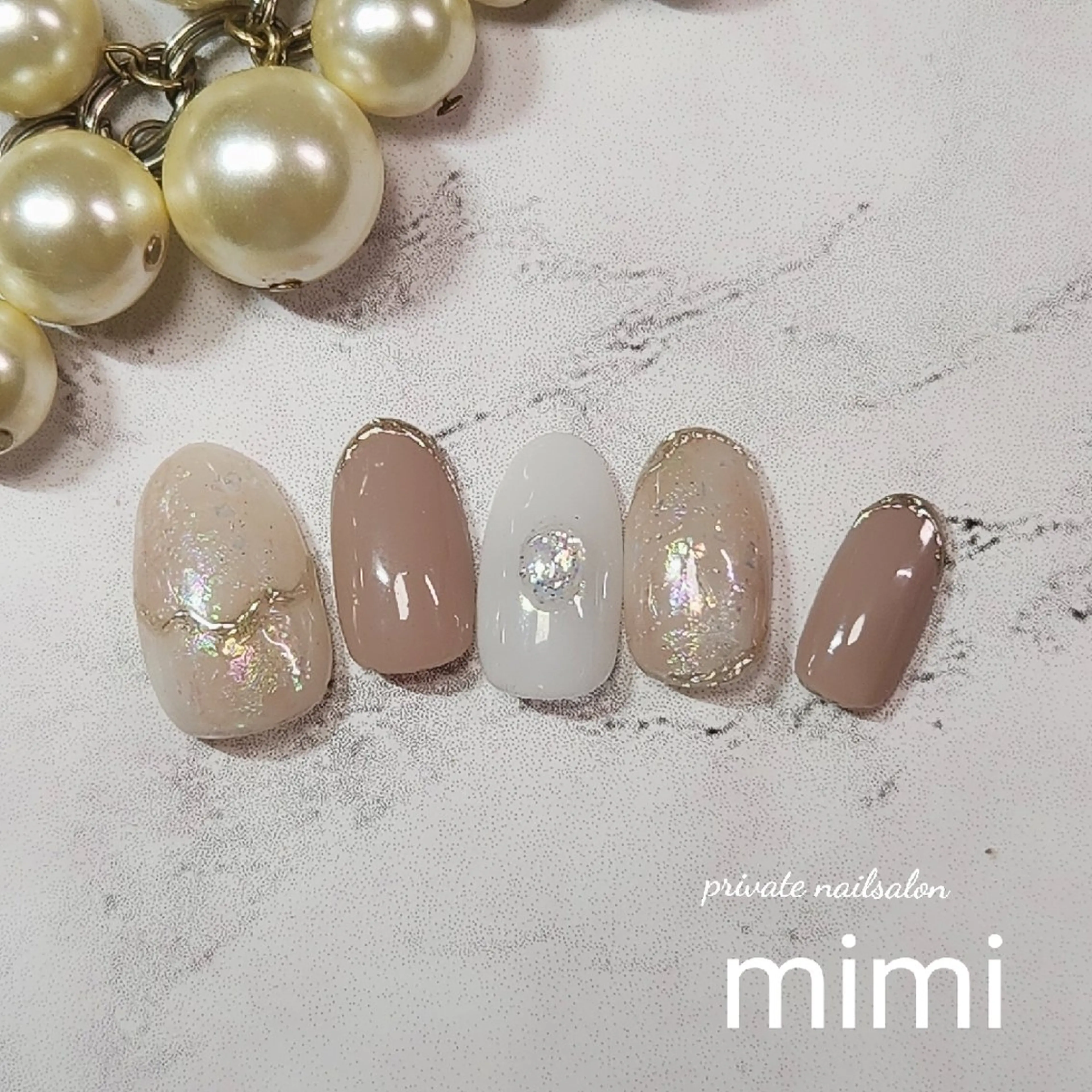 ネイル ニュアンスネイル 博多ネイル ｍｉｍｉのネイルデザイン