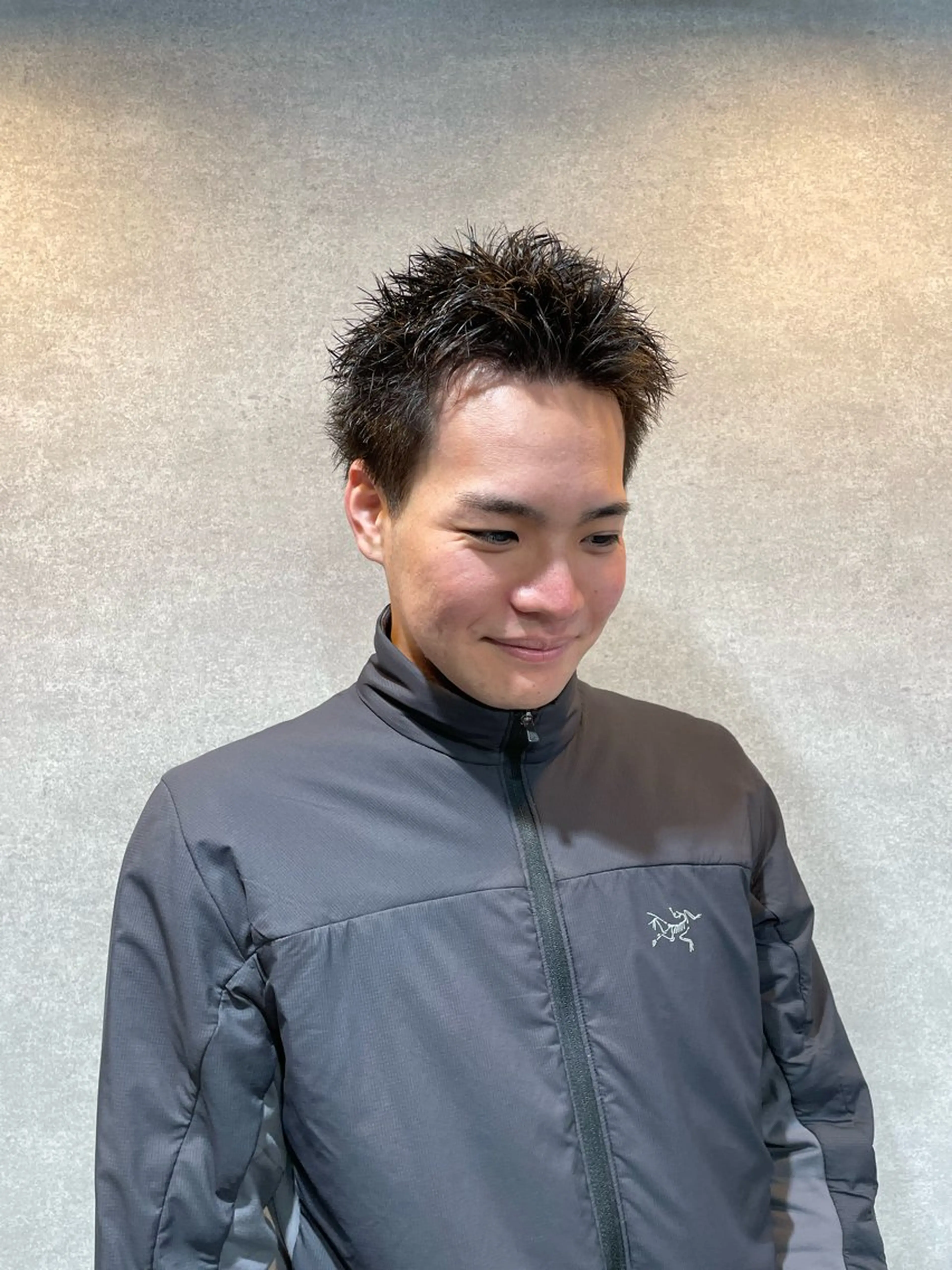 ショート メンズ スパイキーショート ショートヘア カット 垢抜けハイトーン☀／ 笑顔の美容師／しゅんのヘアスタイル