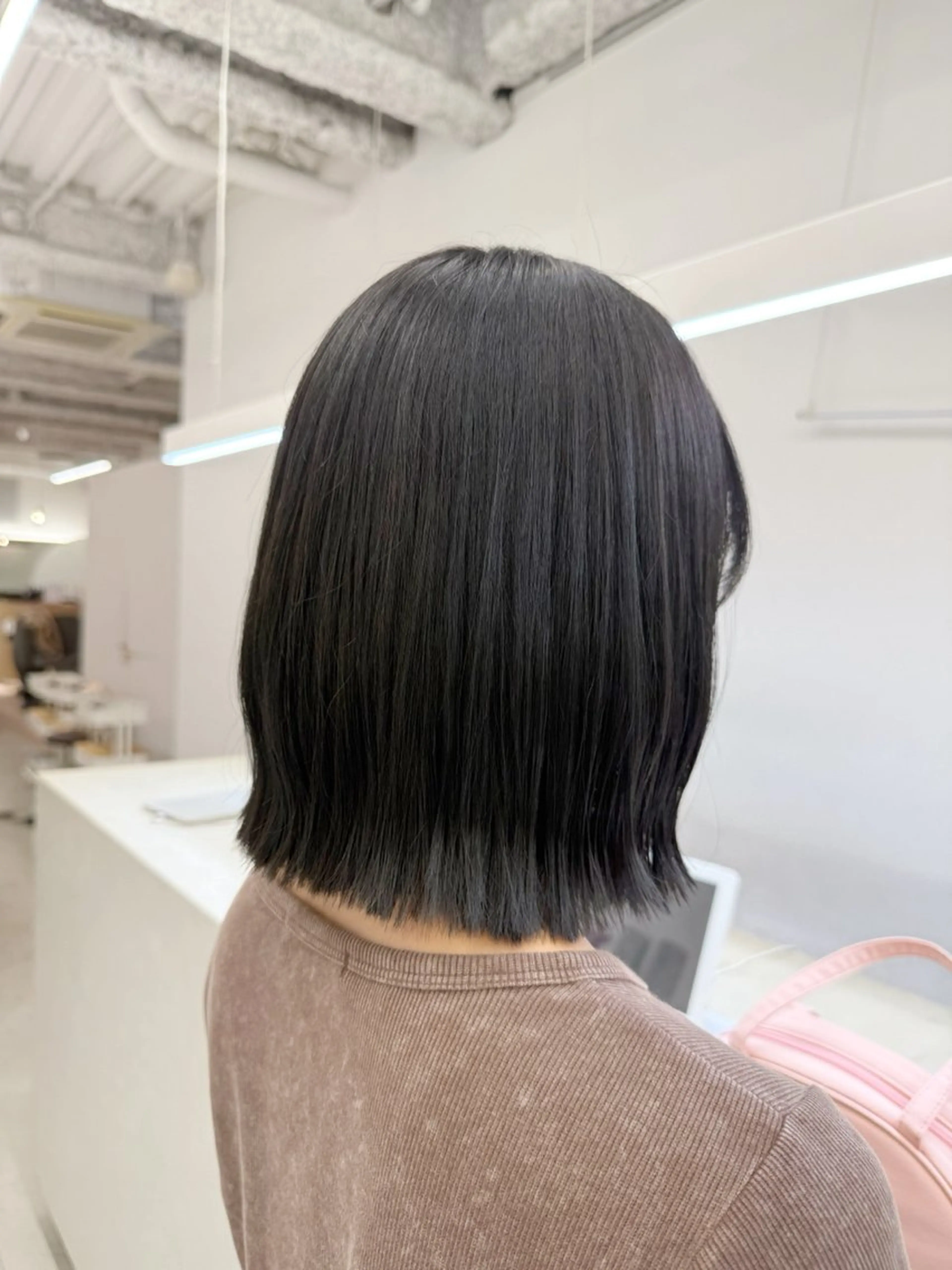 ミディアム カット ヘアカラー トリートメント 🌻花屋併設🌻濱 幸帆のヘアスタイル