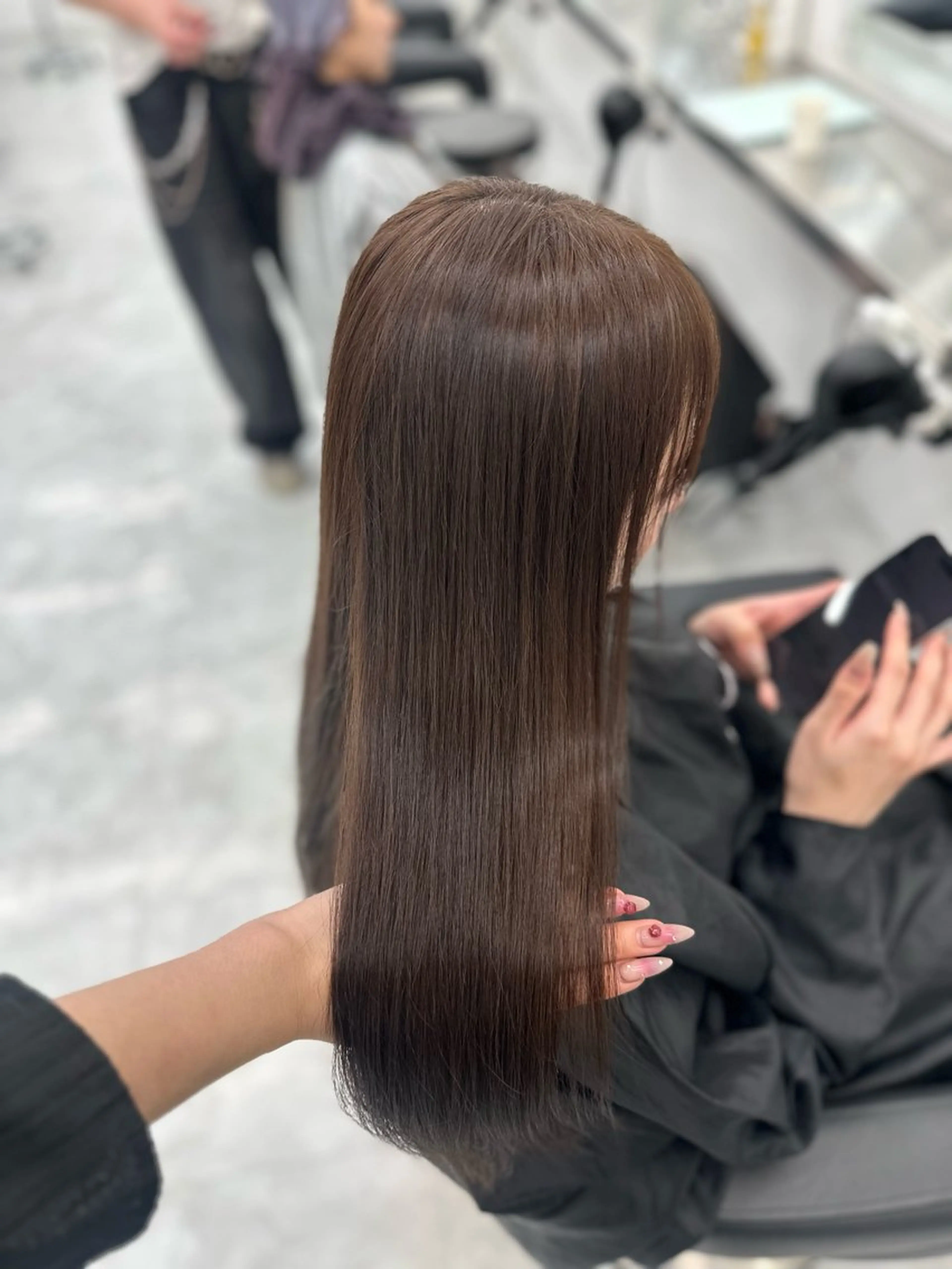 ロング カラー ヘアカラー 上品モテヘア🩶 karen🩶のヘアスタイル