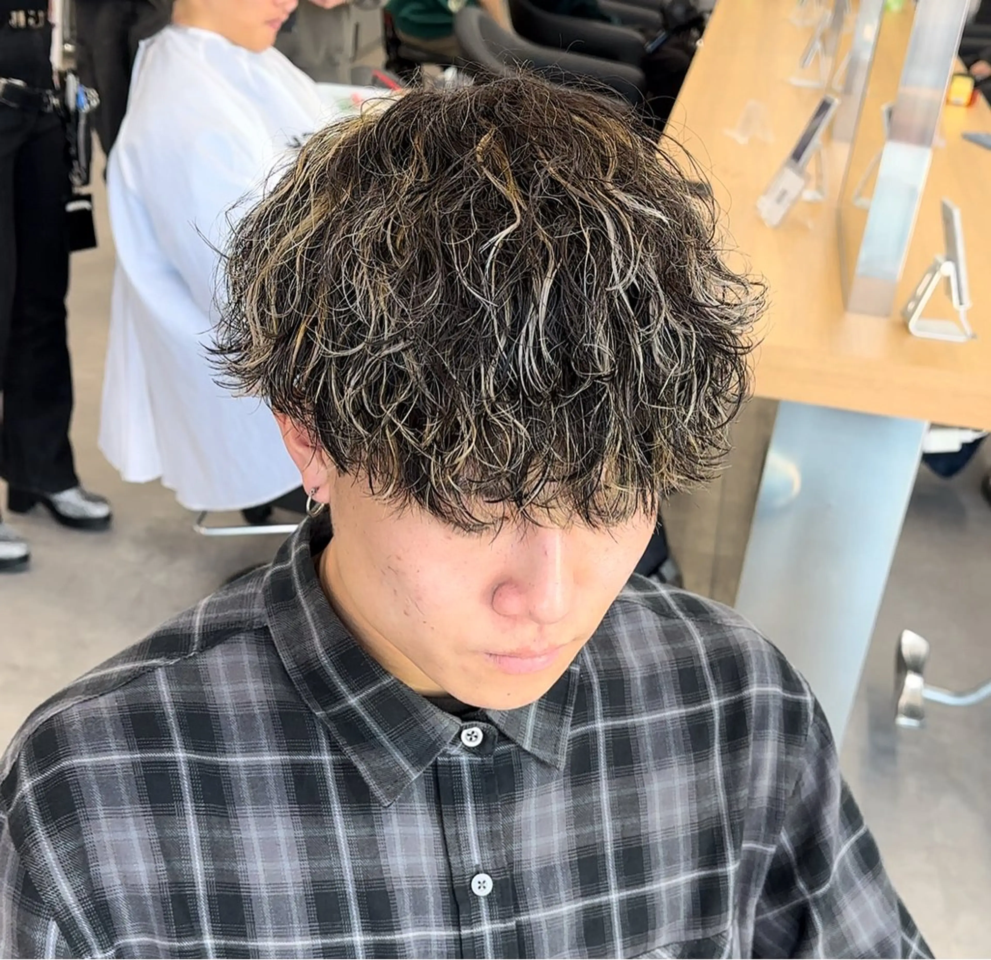 パーマ メンズ カット パーマ 🌟あゆ🌟 女子ウケスタイルのヘアスタイル