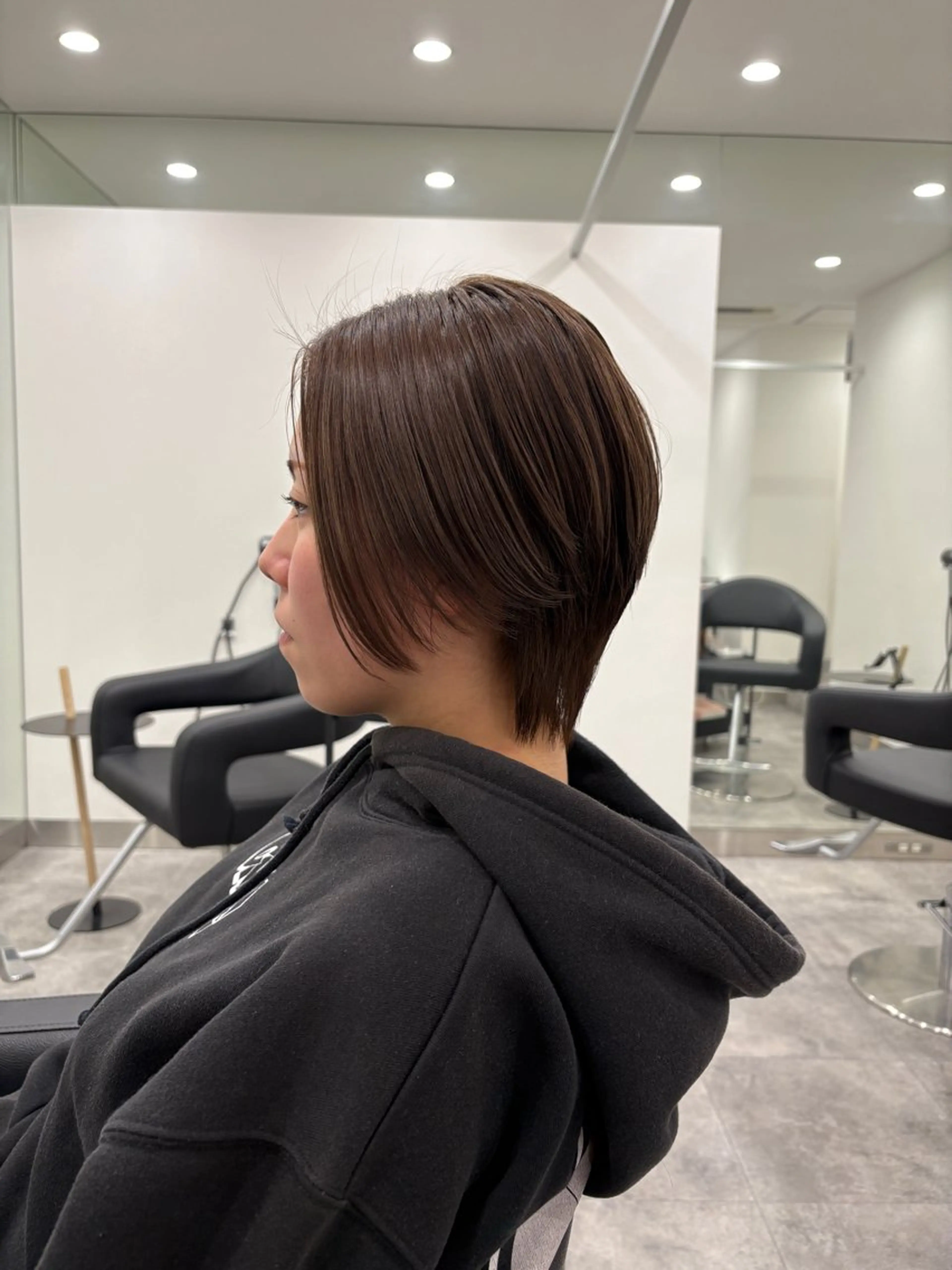 ショート カラー ヘアアレンジ ブリーチ ケアブリーチ ボブ 韓国風ヘア レイヤーカット カット ヘアカラー トリートメント 💝似合わせカット& カラーＵｒｕｎａ💝のヘアスタイル
