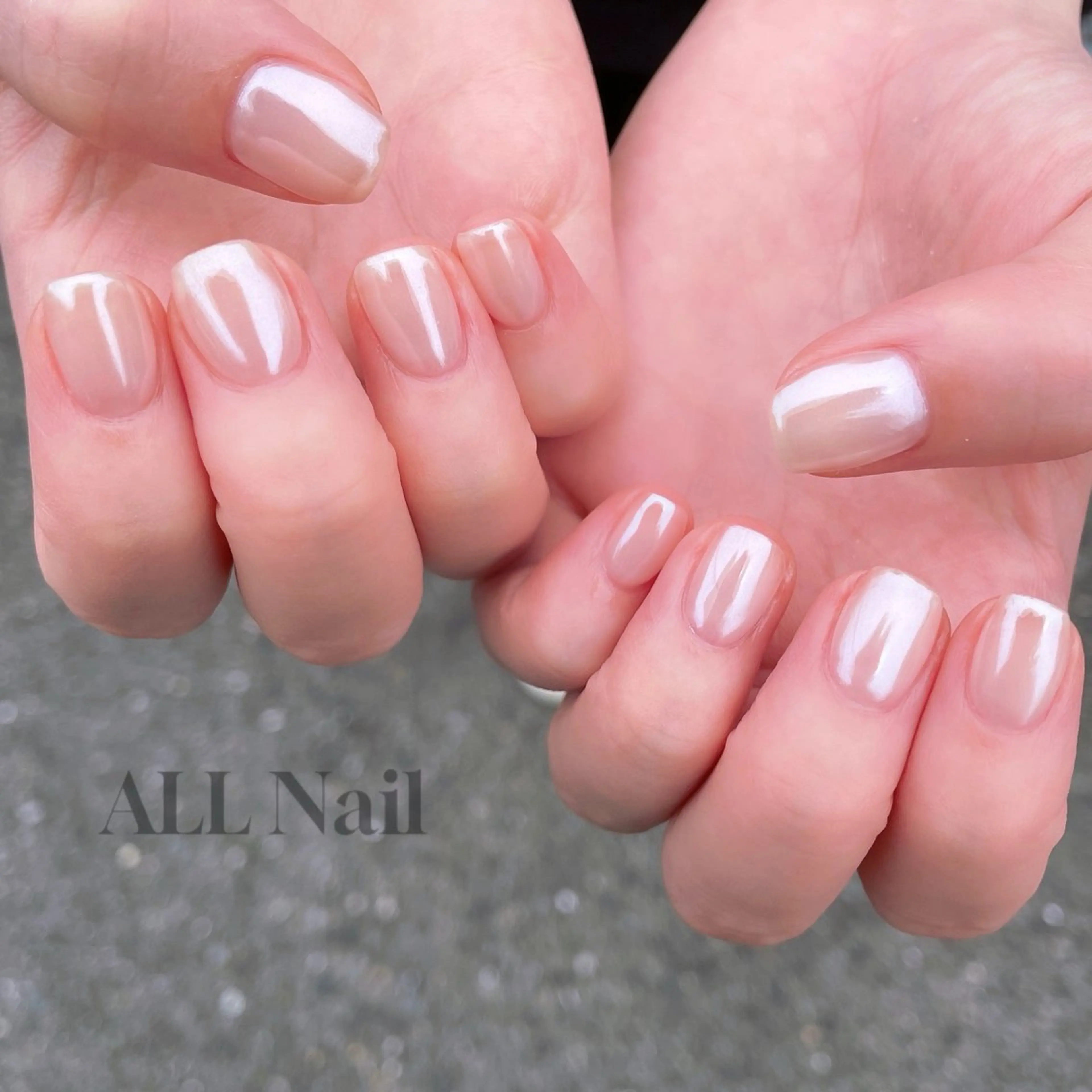 ネイル ミラーネイル ワンカラーネイル ホワイト ALL Nail &whiteningのその他イメージ