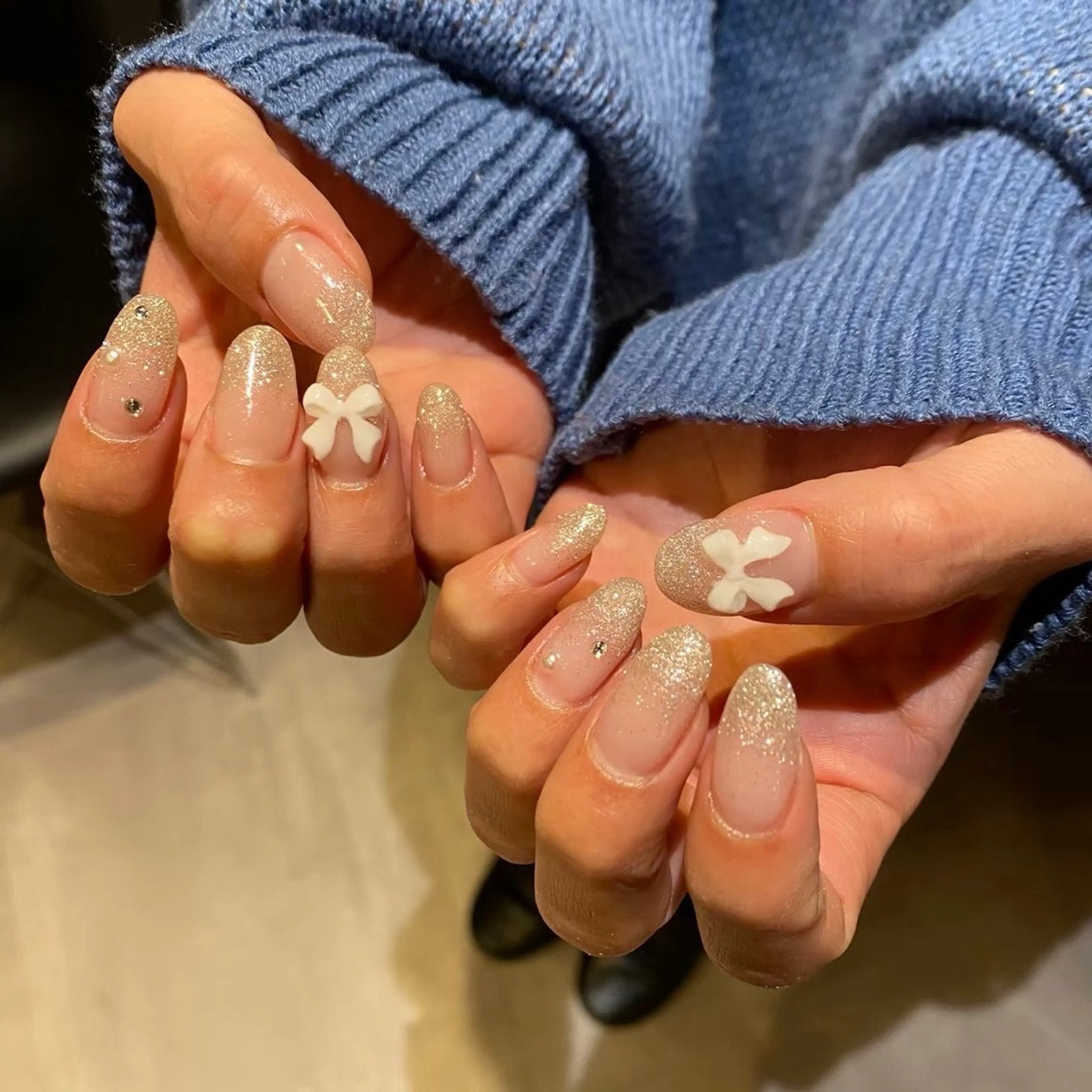 (オフあり)ハンドラメorラメグラデーションネイル💎【技術向上の為、モデル様募集中】の写真