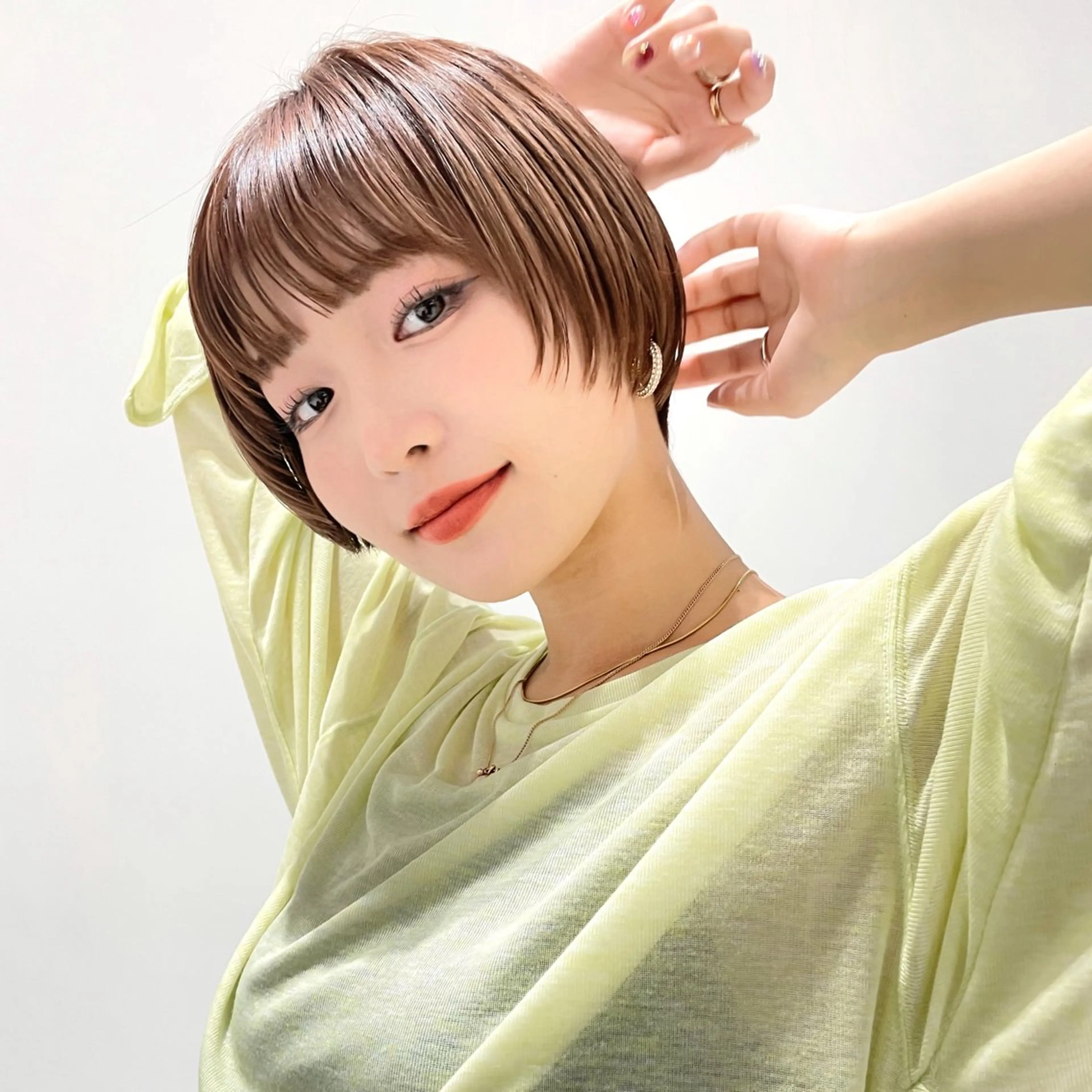 ショート ボブ 髪質改善 韓国風ヘア ショートヘア カット トリートメント 🎗️comoda 神戸三宮 髪質改善のヘアスタイル