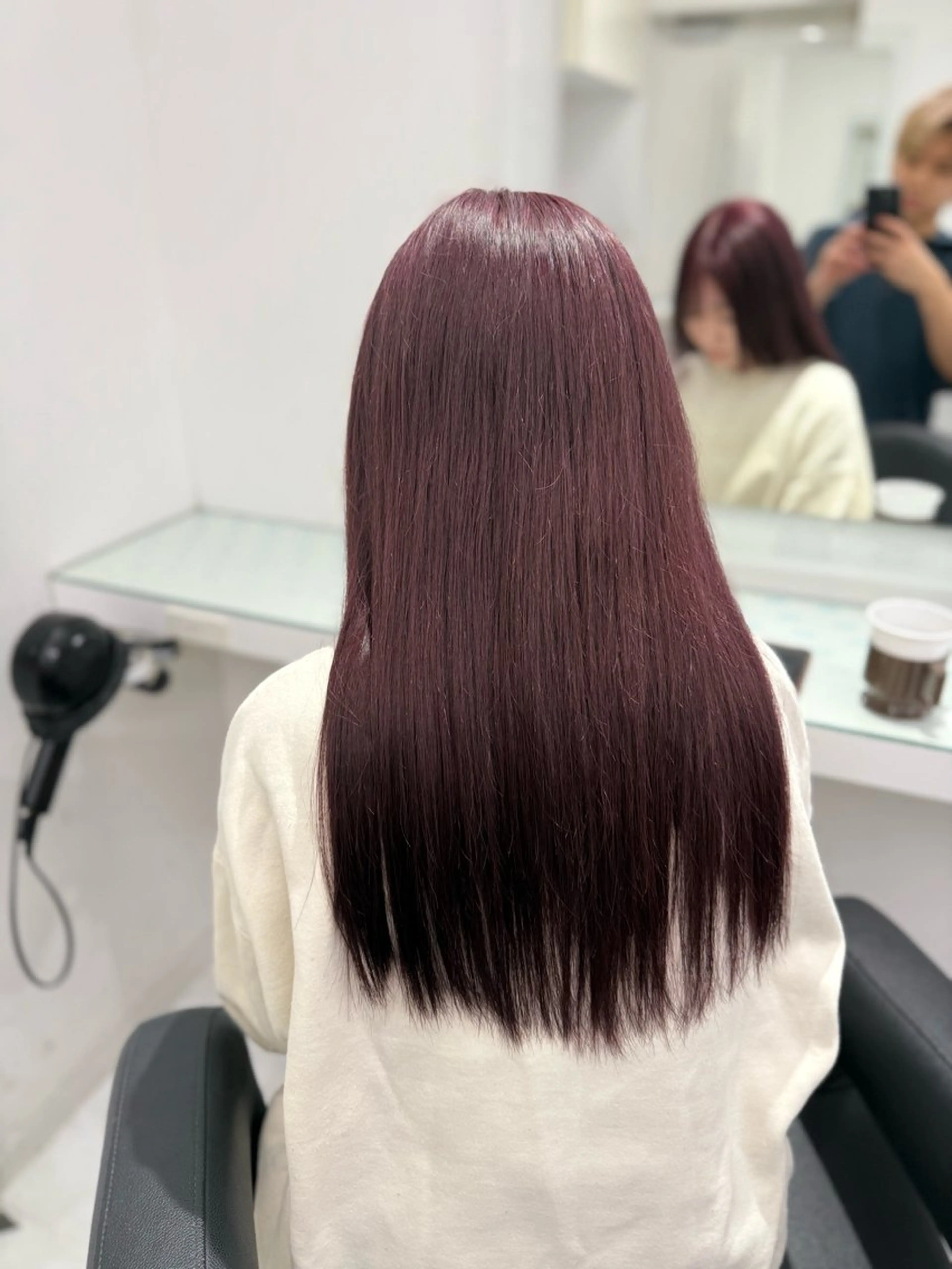 カラー ヘアカラー トリートメント ブリーチなし透明感 💗RYOTAのヘアスタイル