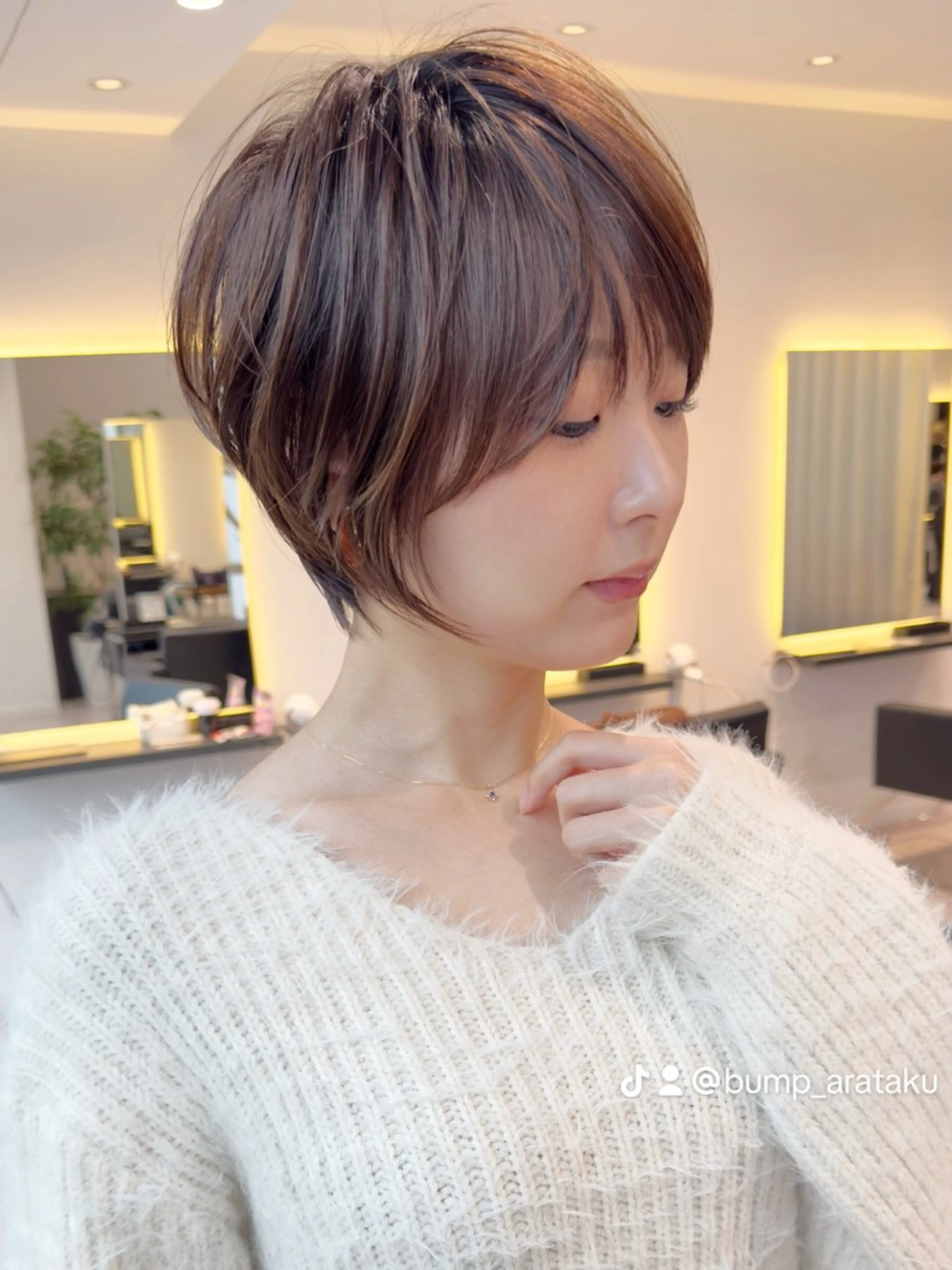 ショート ショートボブ ベリーショート ボブ ショートヘア 無料カットモデル/ 大人ショート/荒砂のヘアスタイル