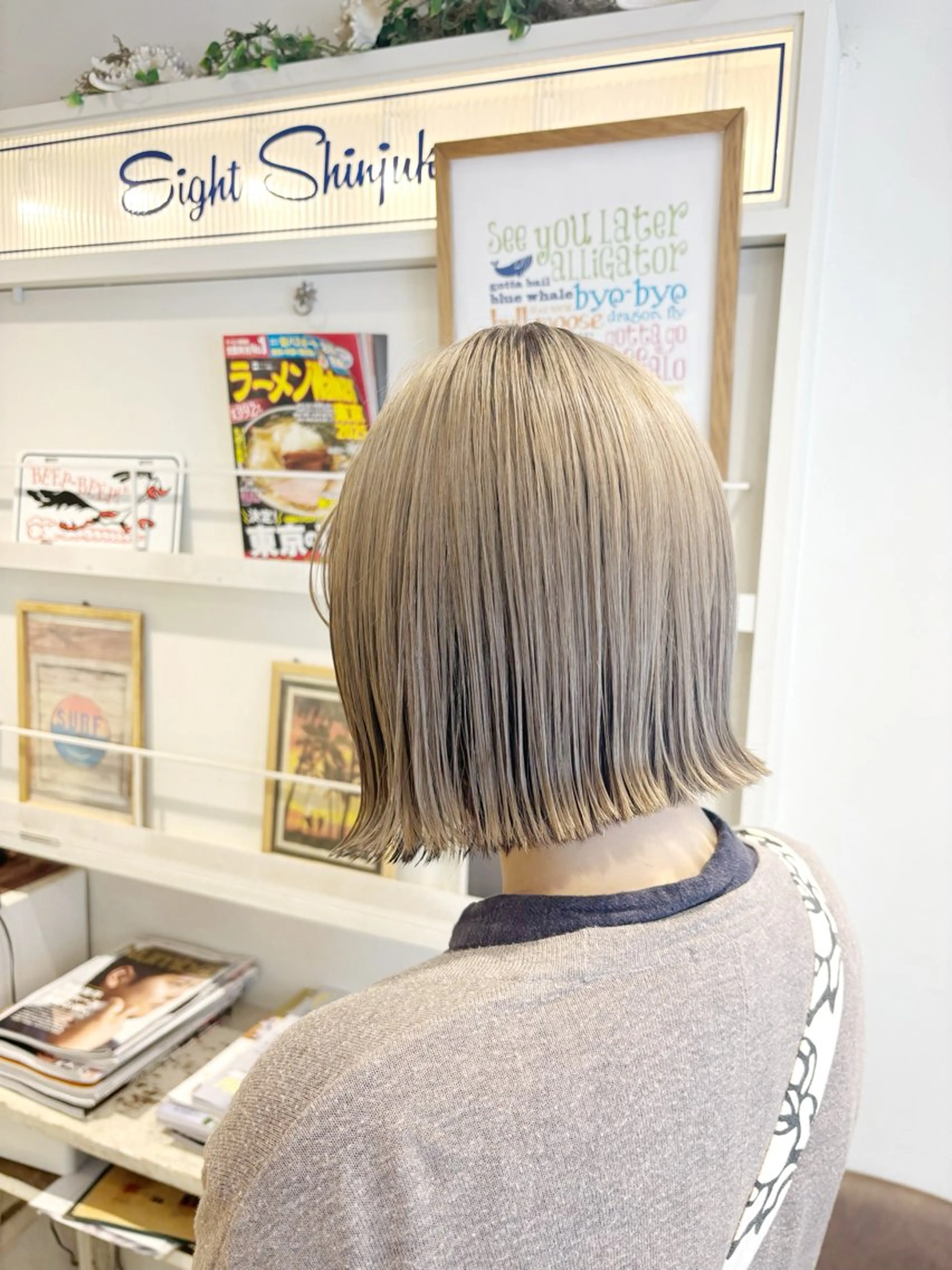 ショート カラー カット ヘアカラー トリートメント 新井 彩斗EIGHT新宿のヘアスタイル