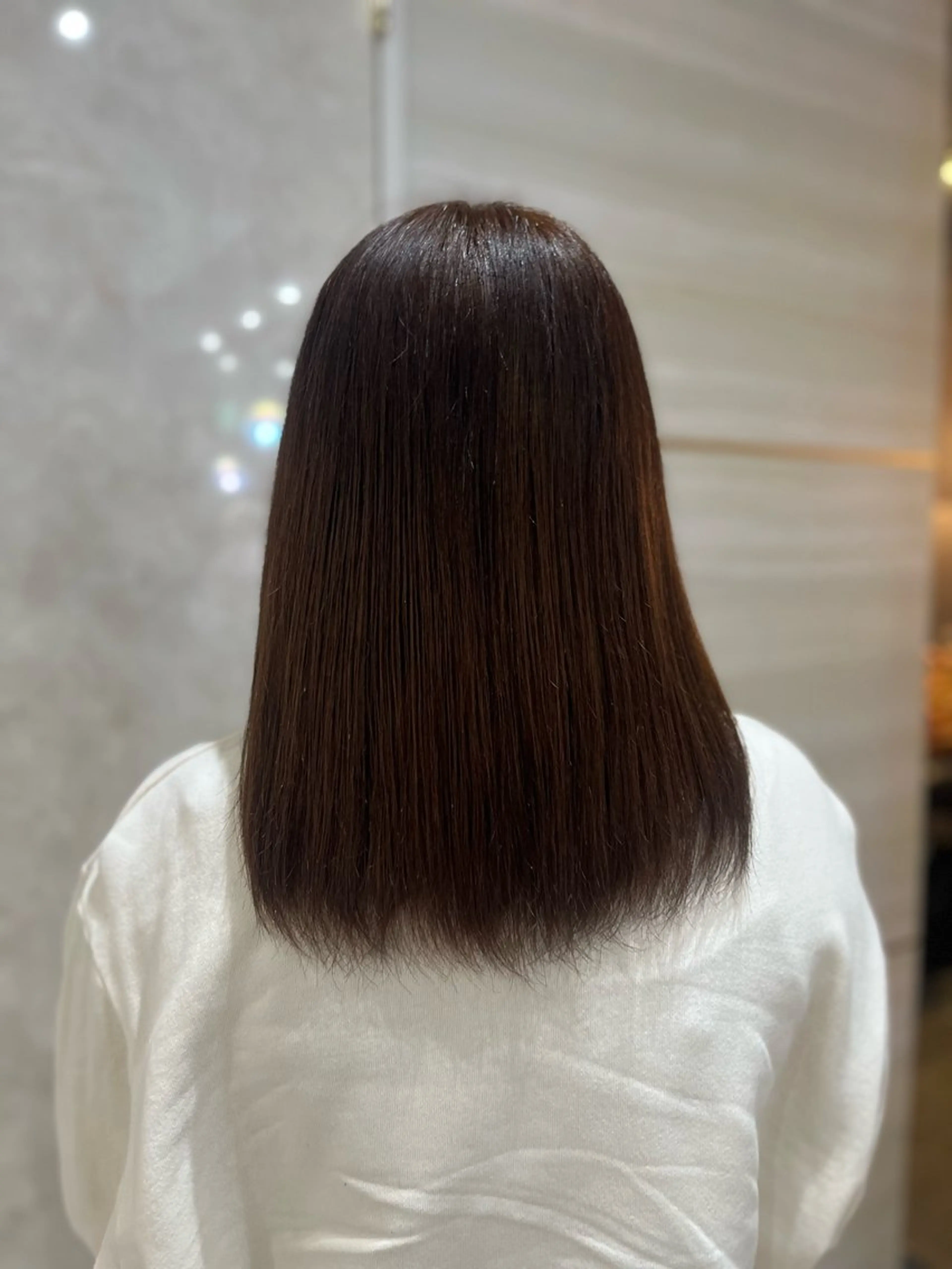ミディアム カラー ブリーチ ブラウンカラー ダブルカラー オリーブブラウン 💙Ami💙 elubylovisのヘアスタイル