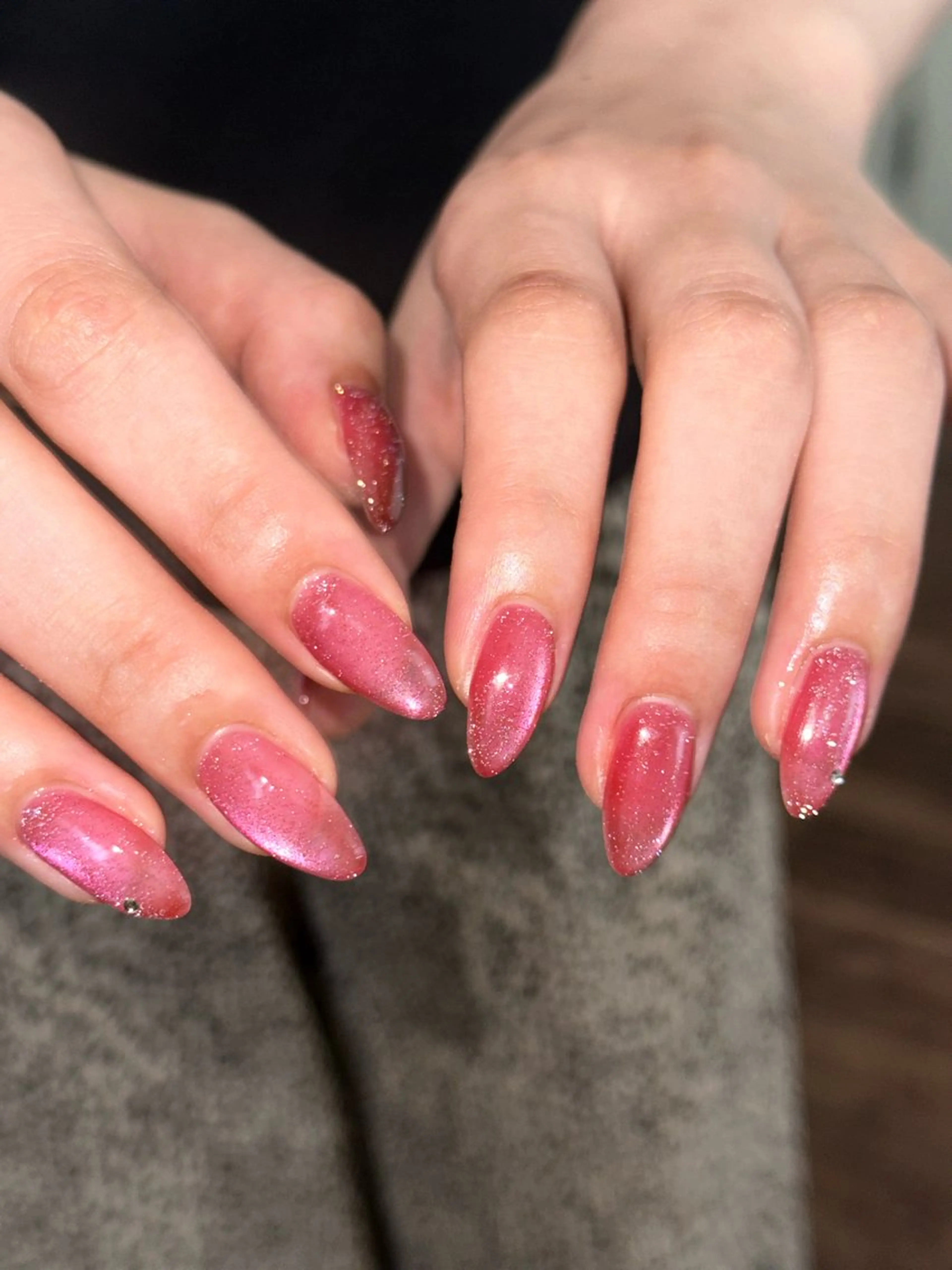 ネイル フラッシュネイル マグネットネイル ハンドネイル nailsalon /はるのネイルデザイン