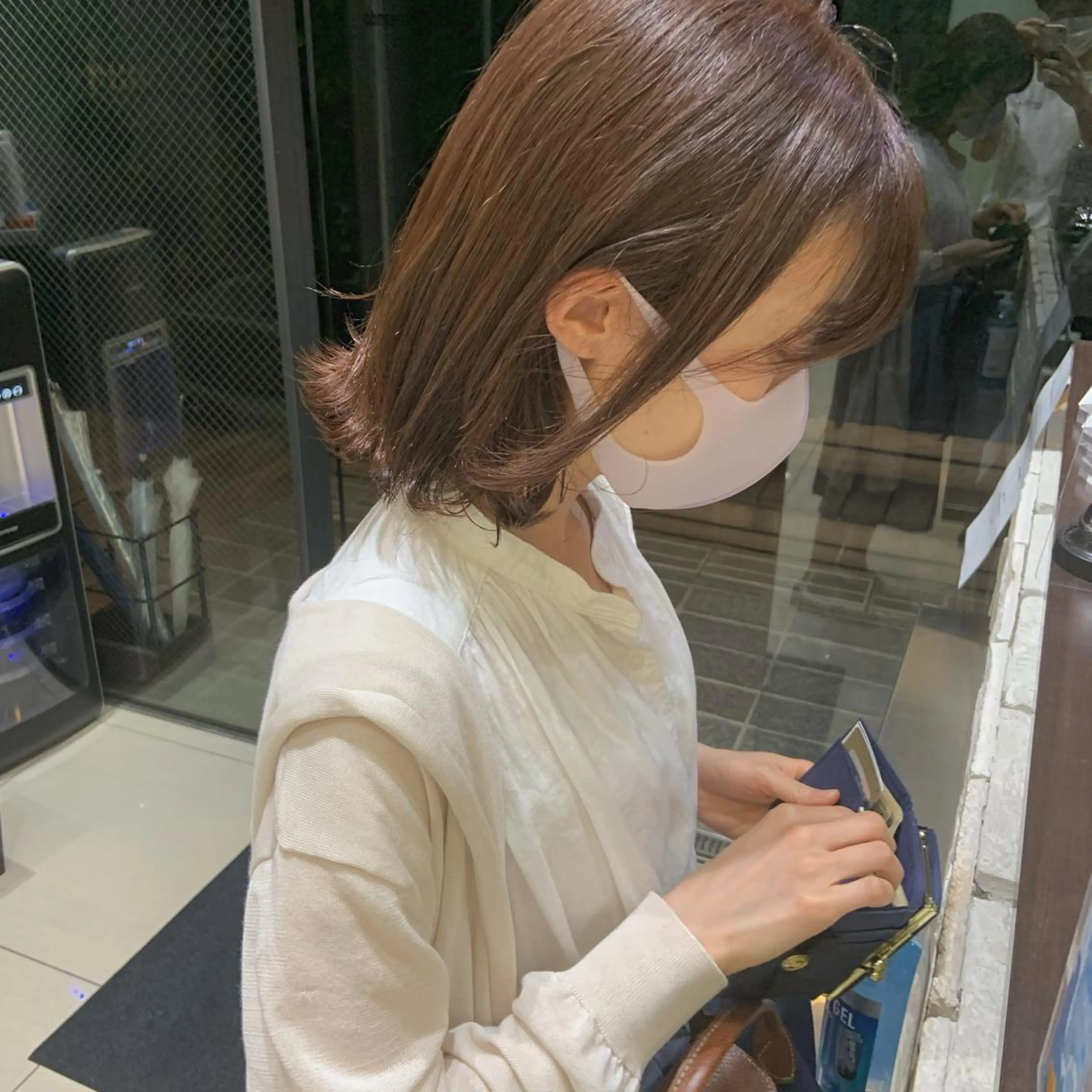 ミディアム タンバルモリパーマ 礒井メンキのヘアスタイル