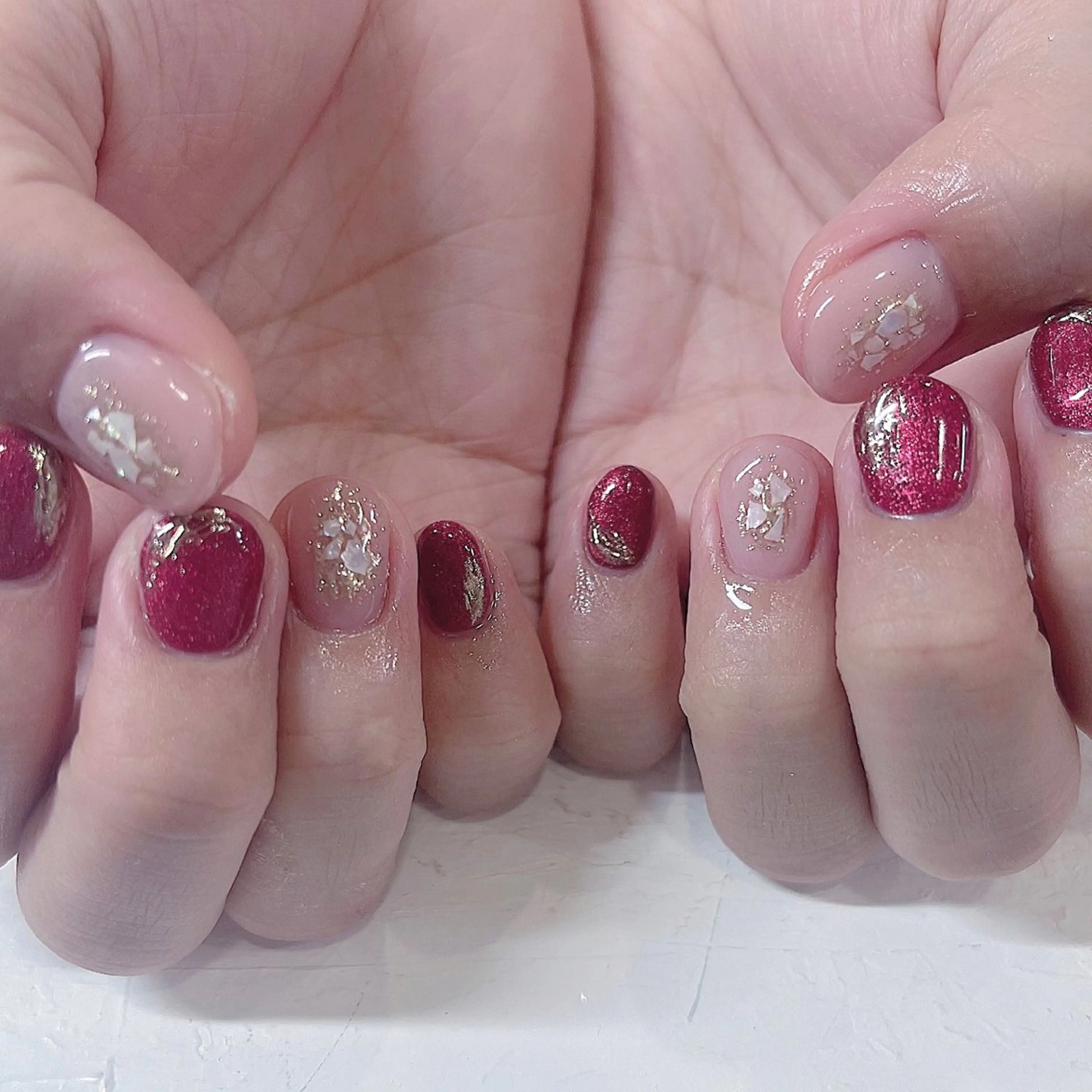 ネイル ハンドネイル Maya 🧊🫧‪のネイルデザイン