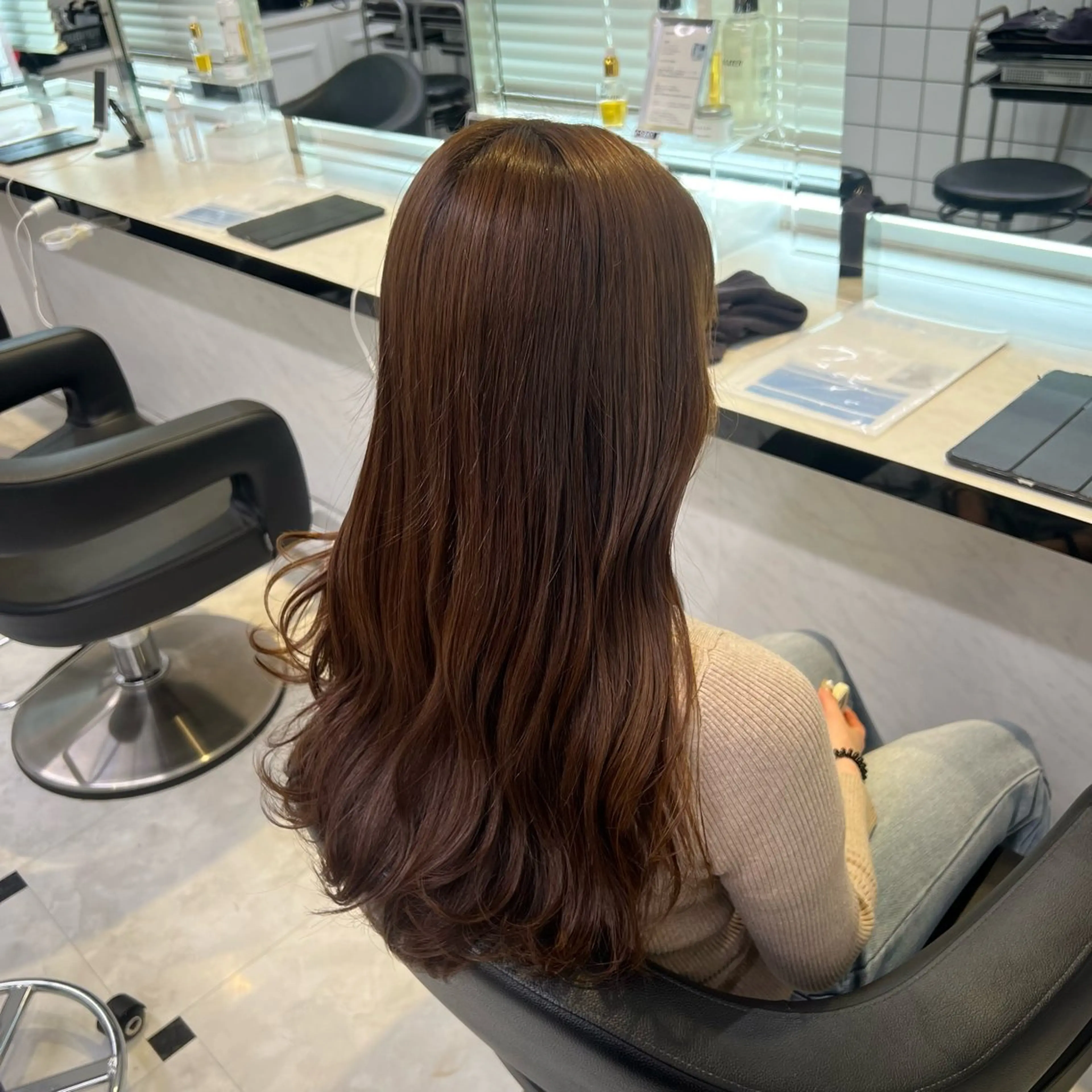 カラー ‎🥀暖色/モテ髪 ‎りな🥀のヘアスタイル