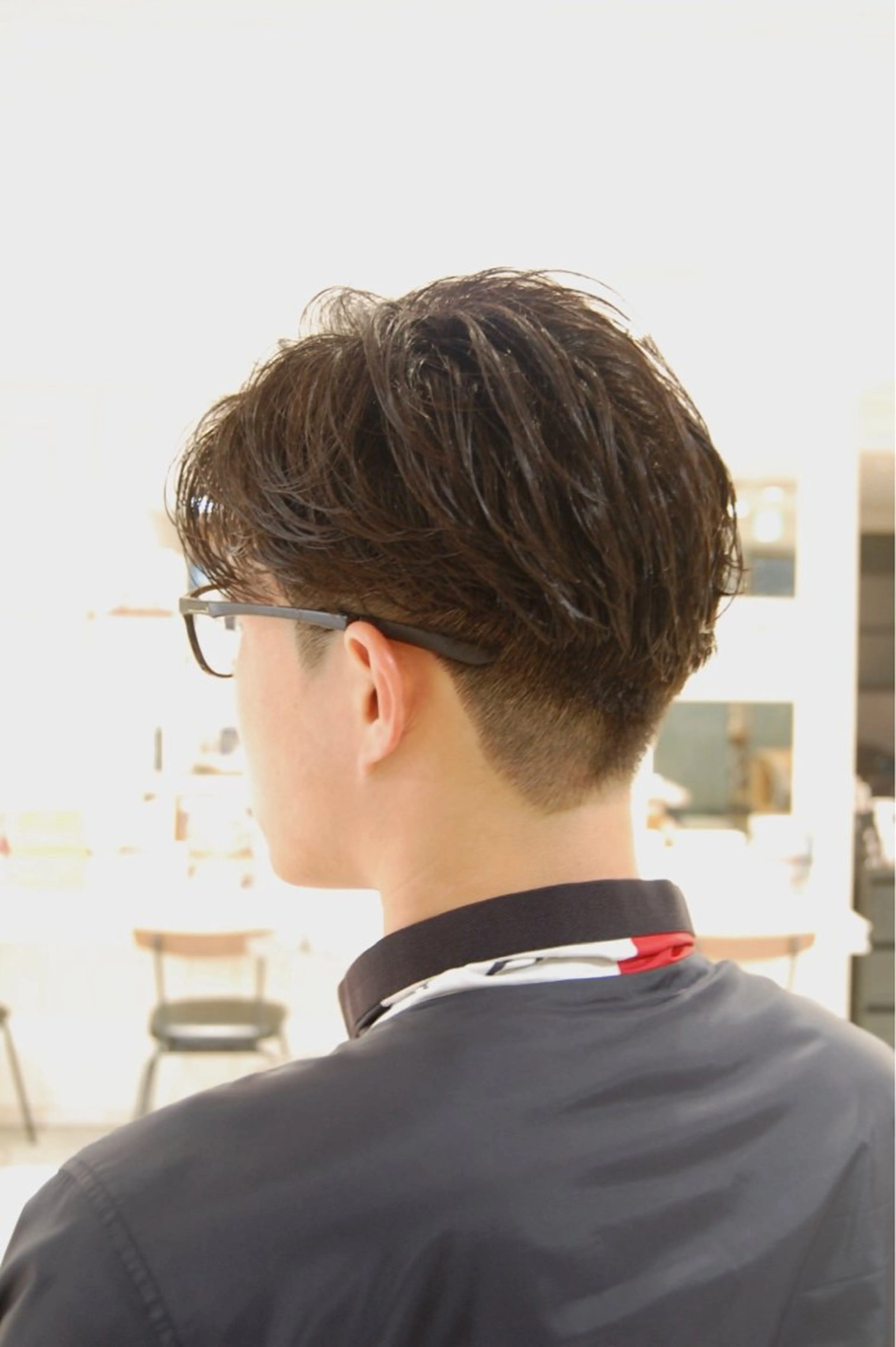 ショート カラー パーマ メンズ カット パーマ bococa kanta/メンズのヘアスタイル