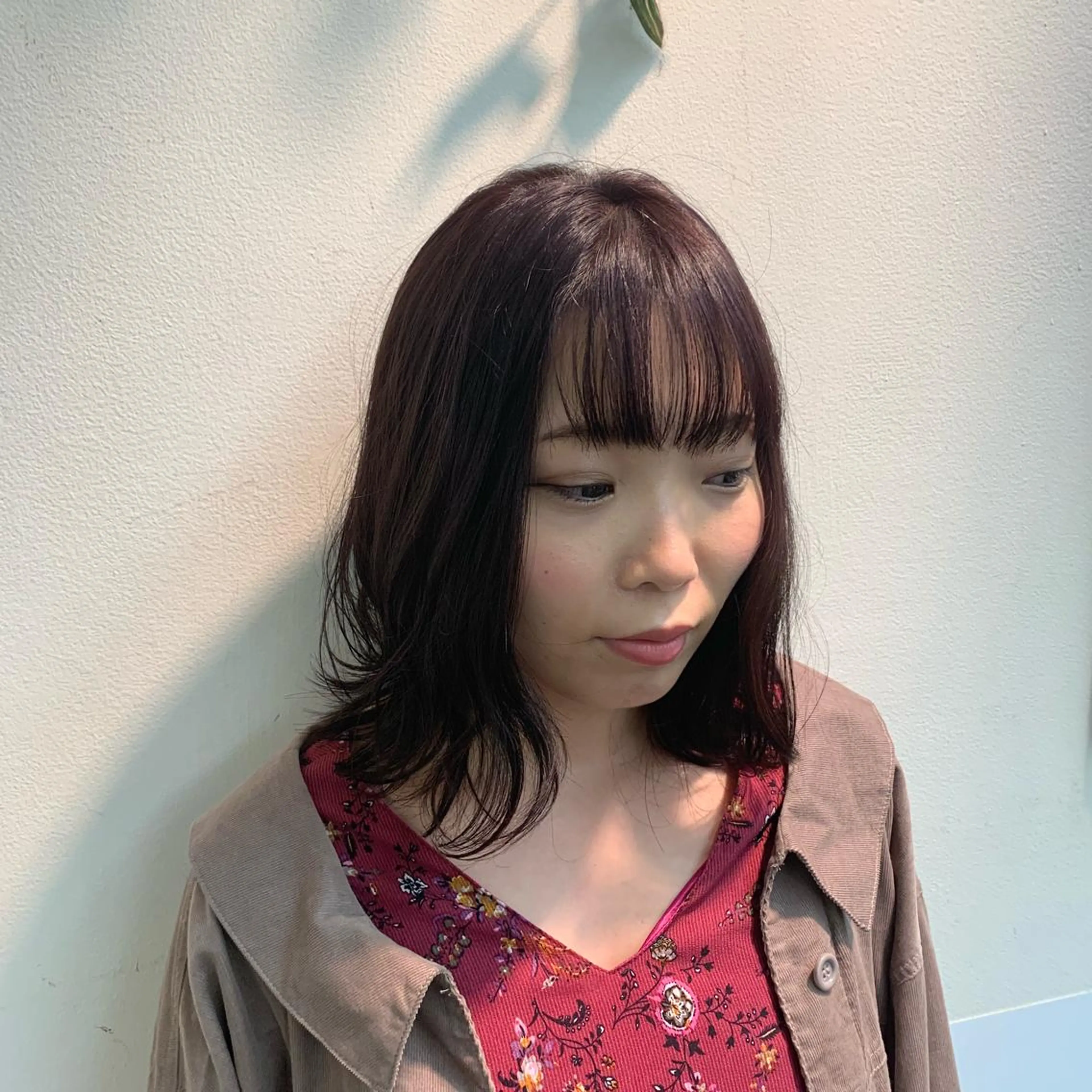 ミディアム カラー ヘアアレンジ カット ヘアカラー ash鴨居店所属・有光 ルイのヘアスタイル