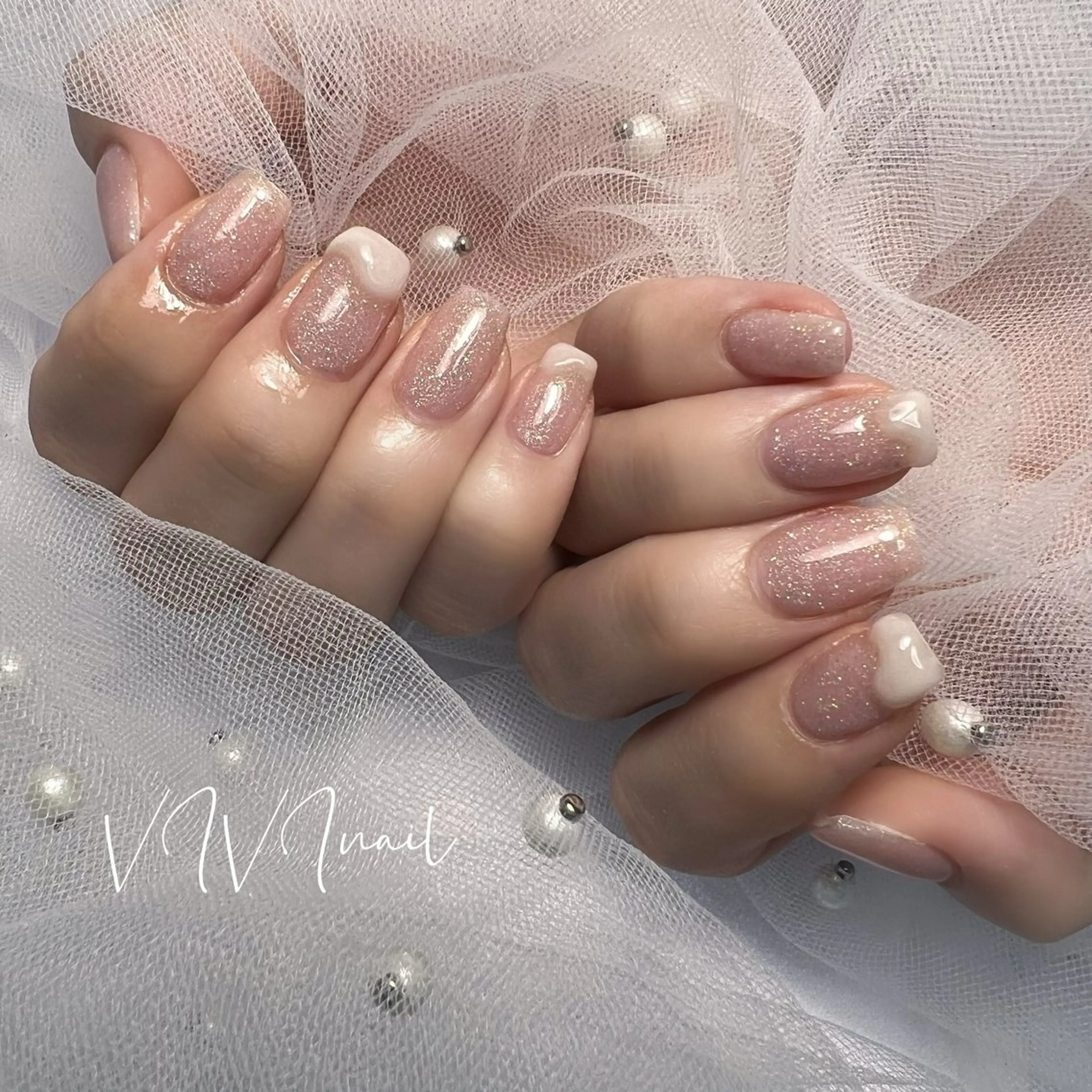 ネイル シンプルネイル ハンドネイル vivi nailのネイルデザイン