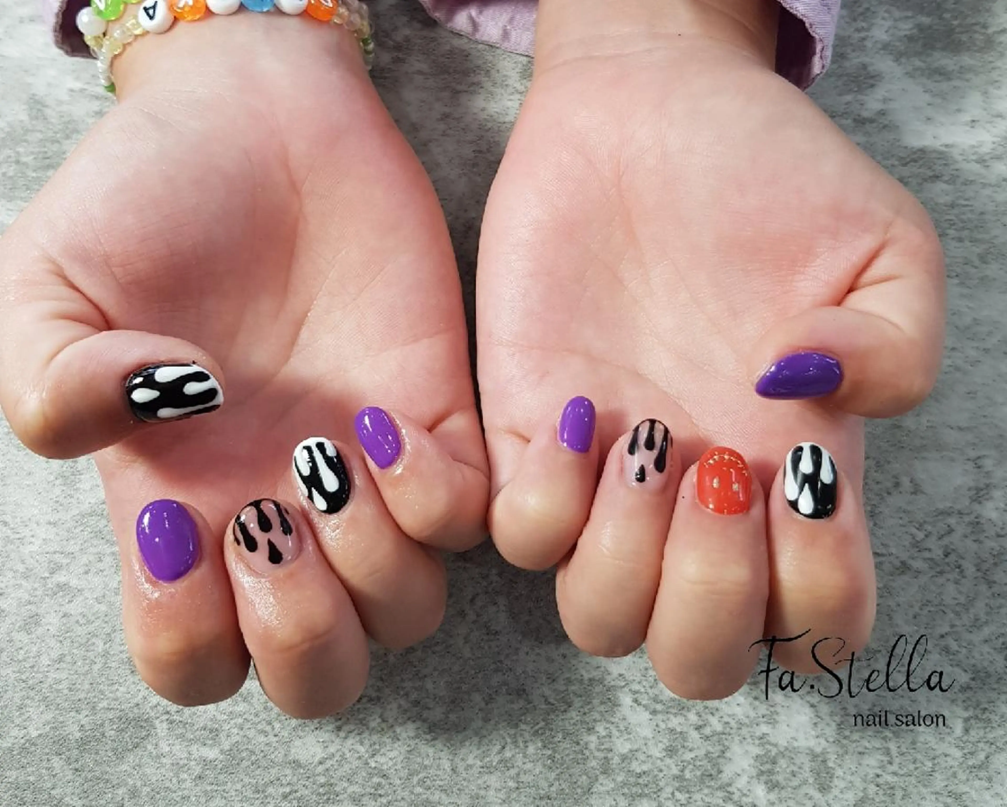 ネイル ハロウィン ハンドネイル Fa.Stella ファステラ のネイルデザイン