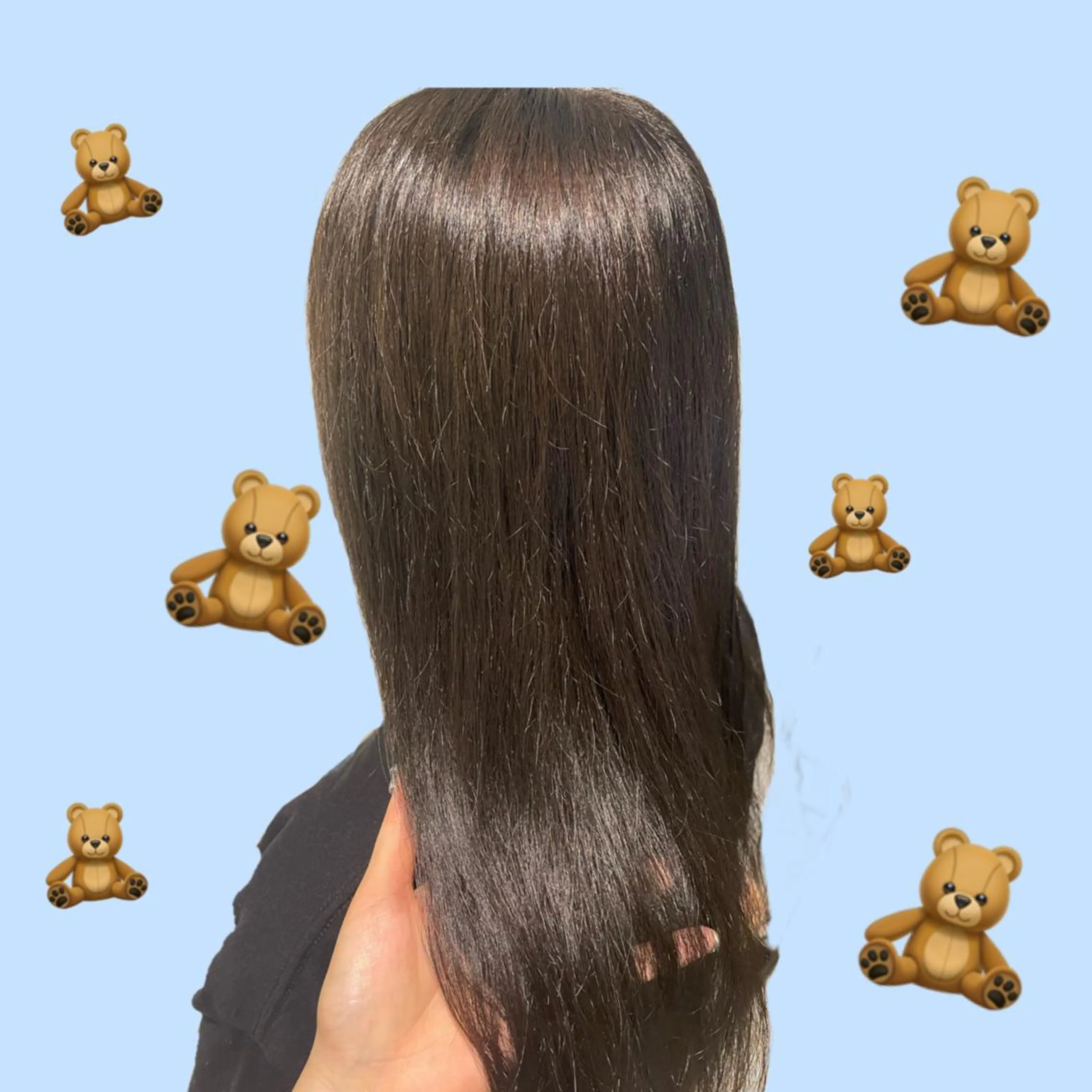 ロング カラー ヘアアレンジ グレージュ 🦄ブリーチ💜エク ステ💜MIU🦄のヘアスタイル
