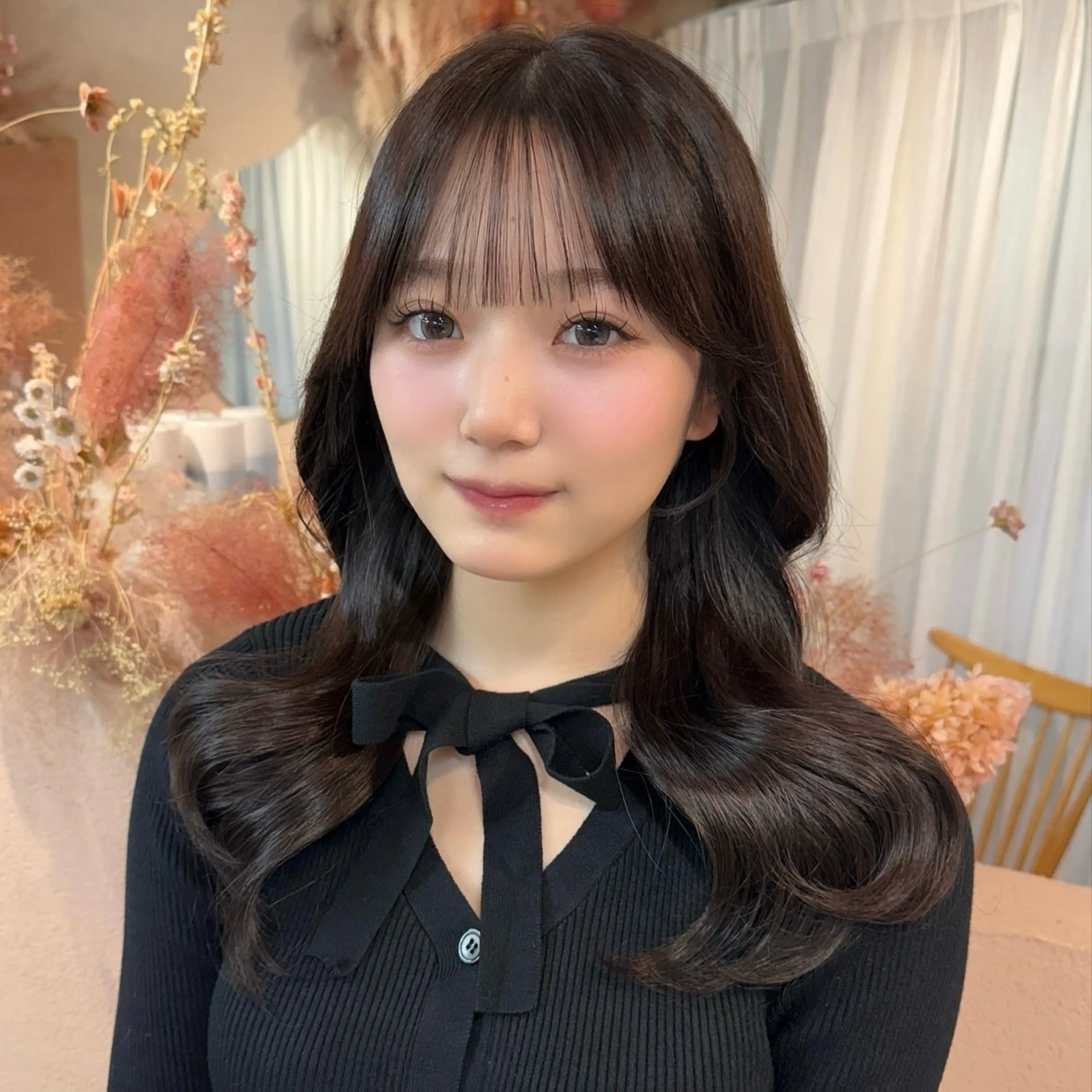 ロング カラー カット ヘアカラー トリートメント ♡韓国/レイヤー カット/Ayana♡のヘアスタイル