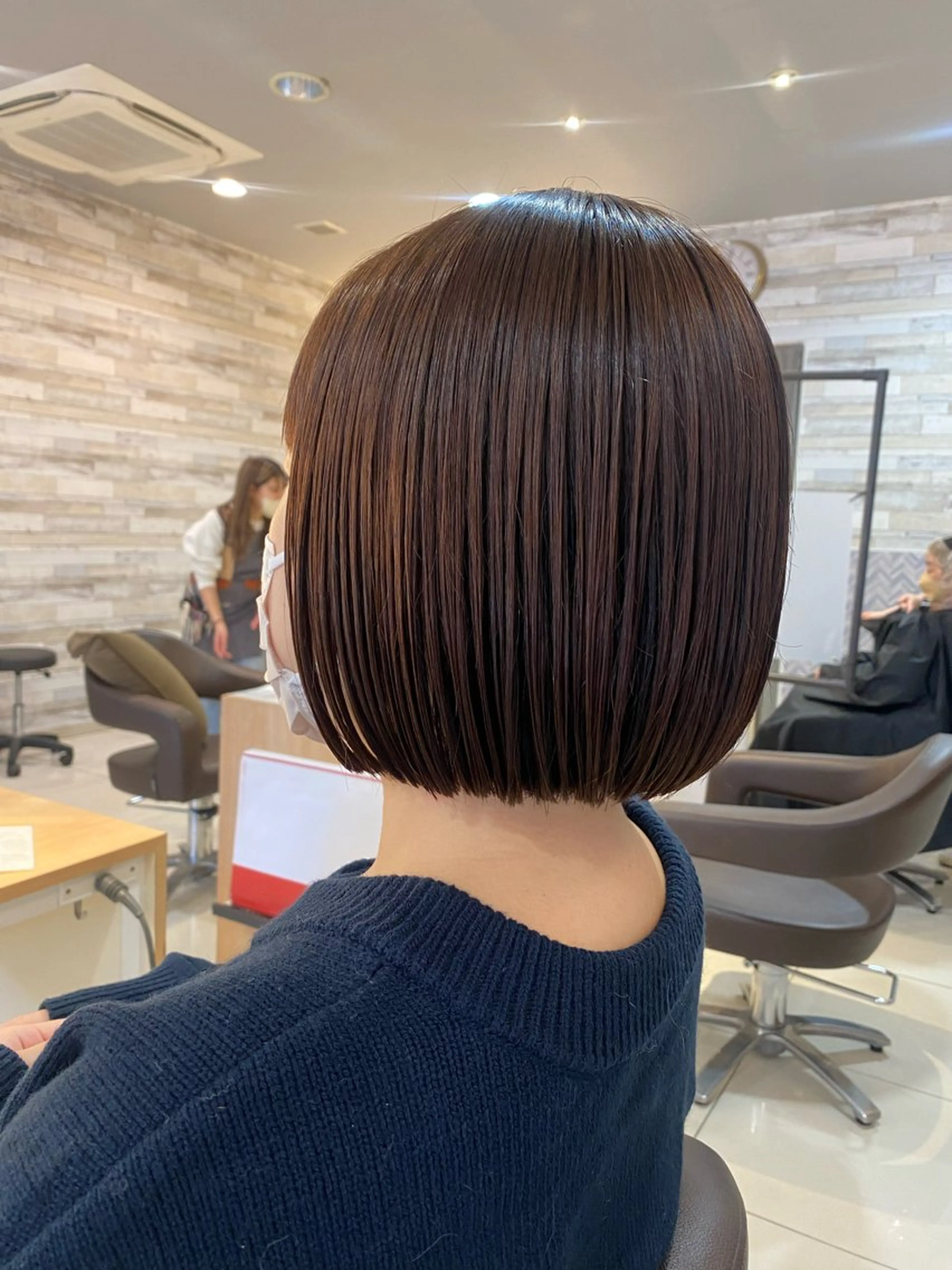 ショート カラー オレンジ ボブ カット ヘアカラー トリートメント 波巻き/メンズ/ ショート/☆いとみなのその他イメージ