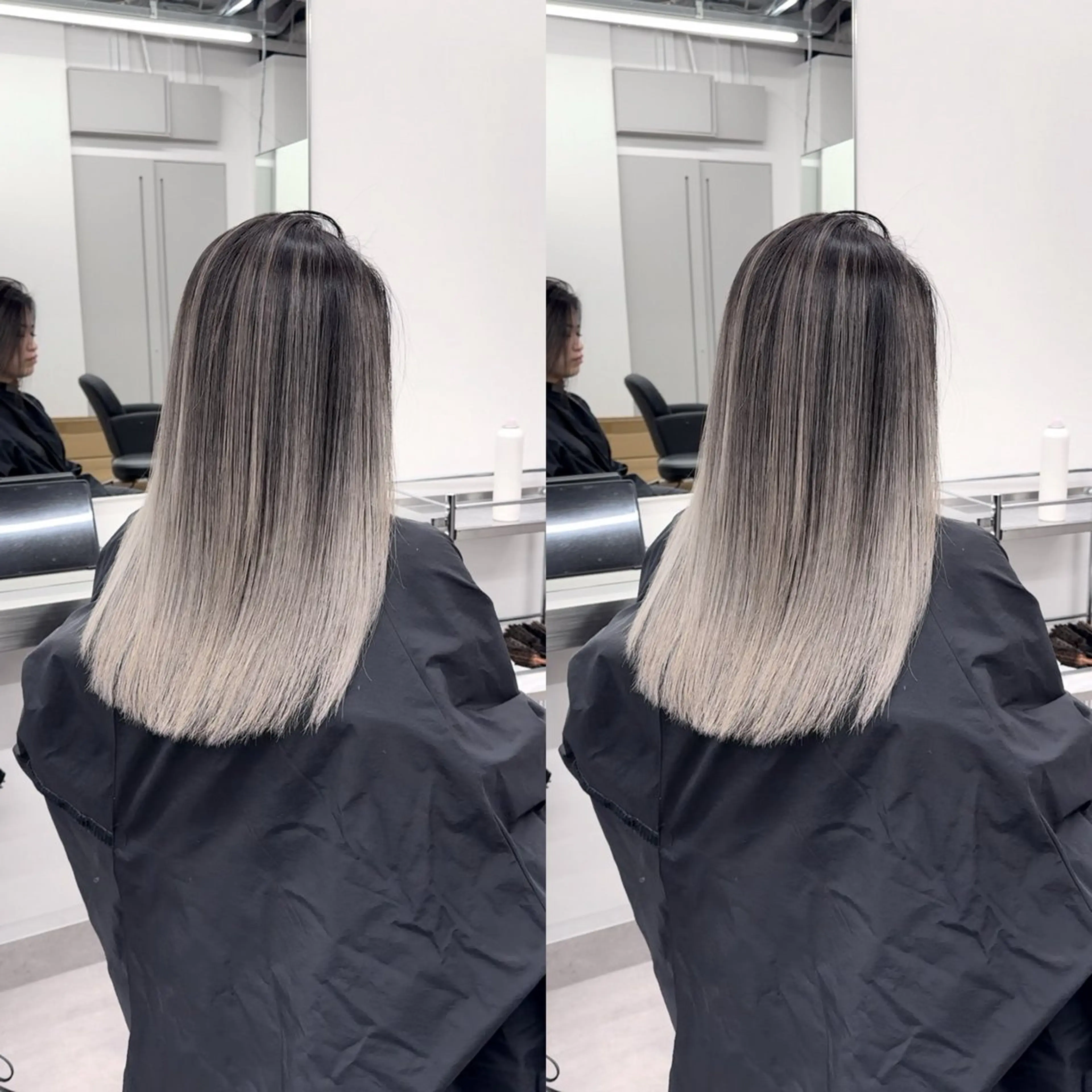 カラー カット ヘアカラー トリートメント 美髪改善・ 透明感カラー茉央のヘアスタイル