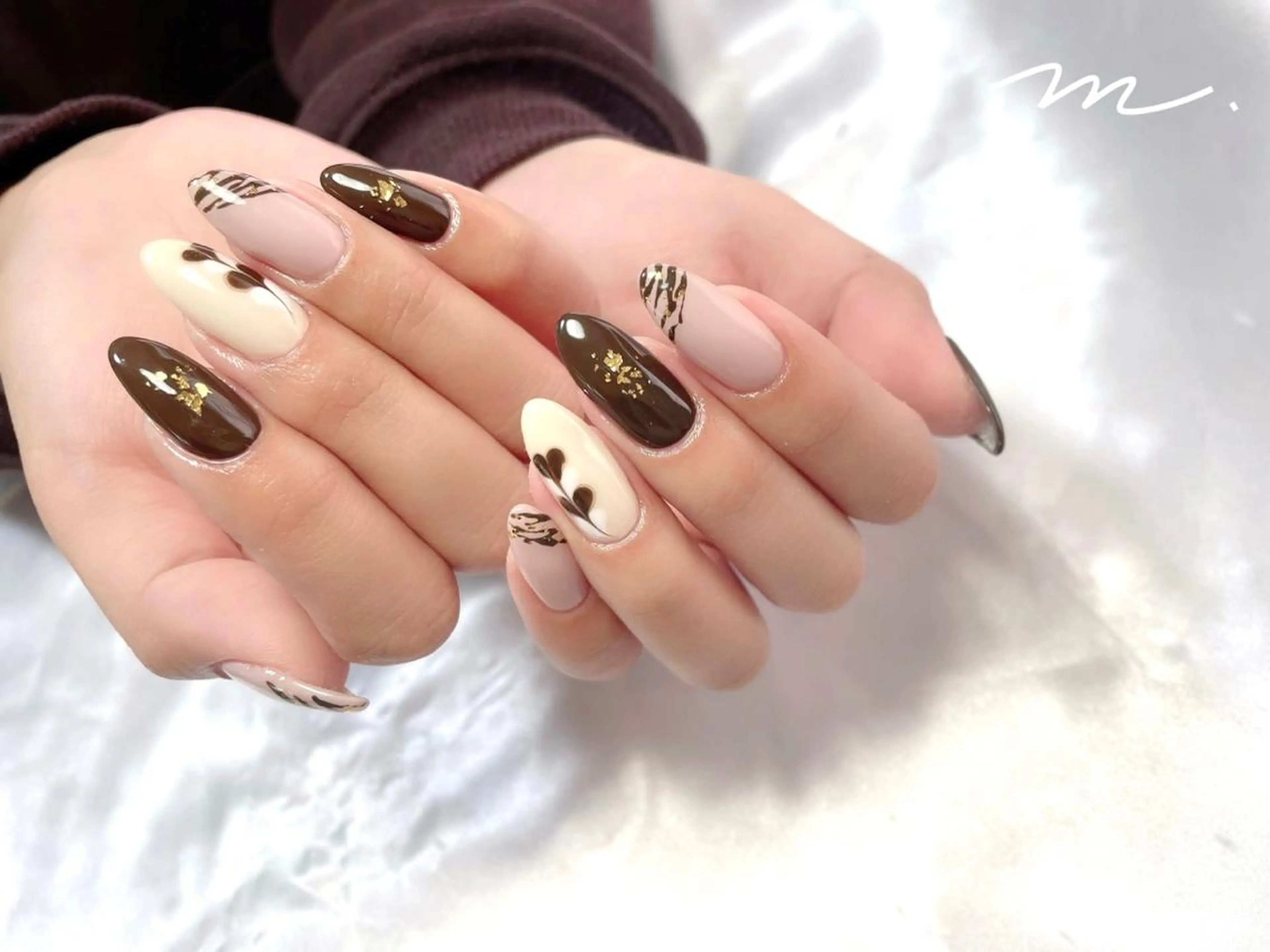 ネイル バレンタイン ハンドネイル Mare nailのネイルデザイン