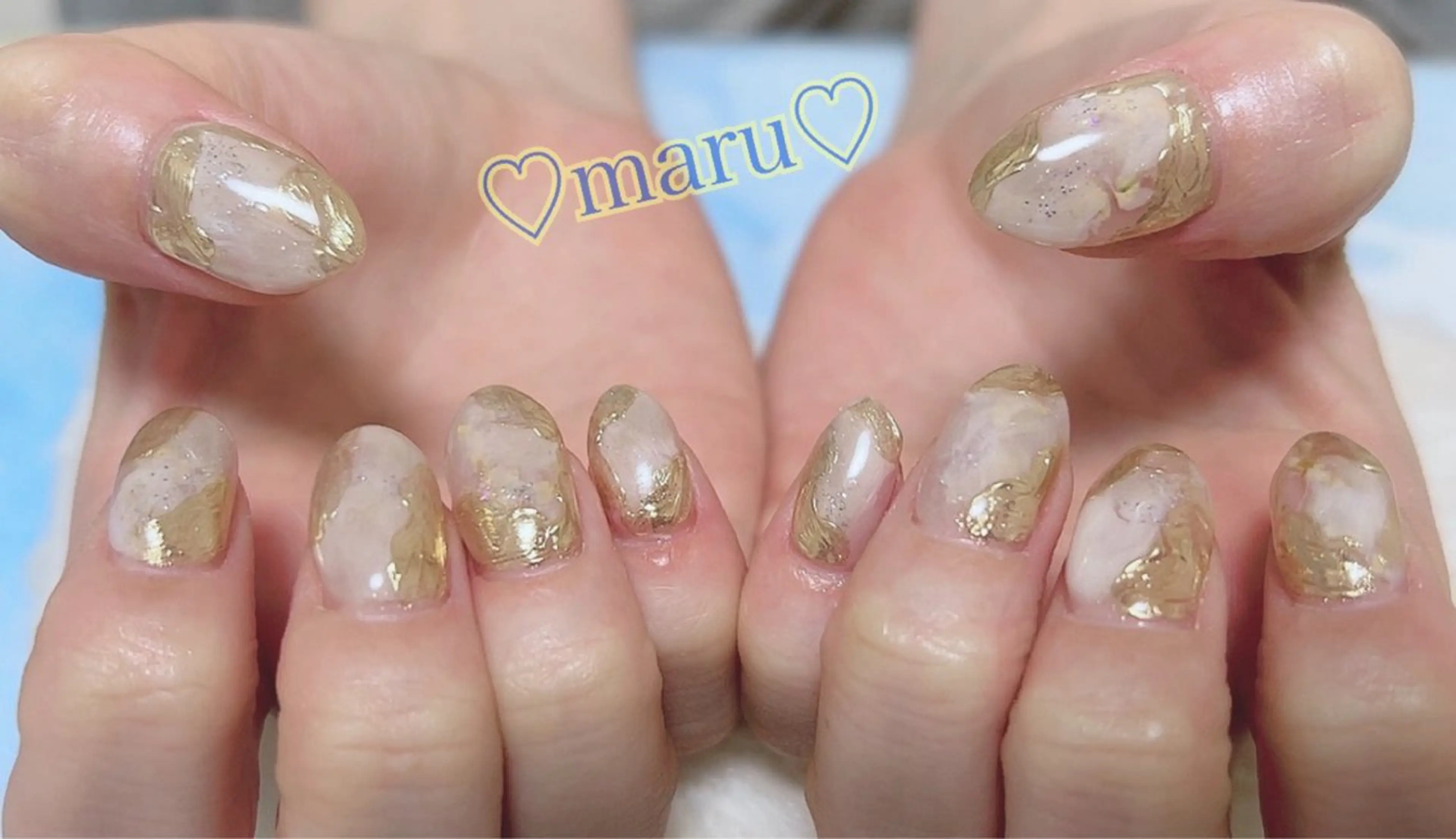 ネイル ハンドネイル フットネイル まるみ ♡のネイルデザイン