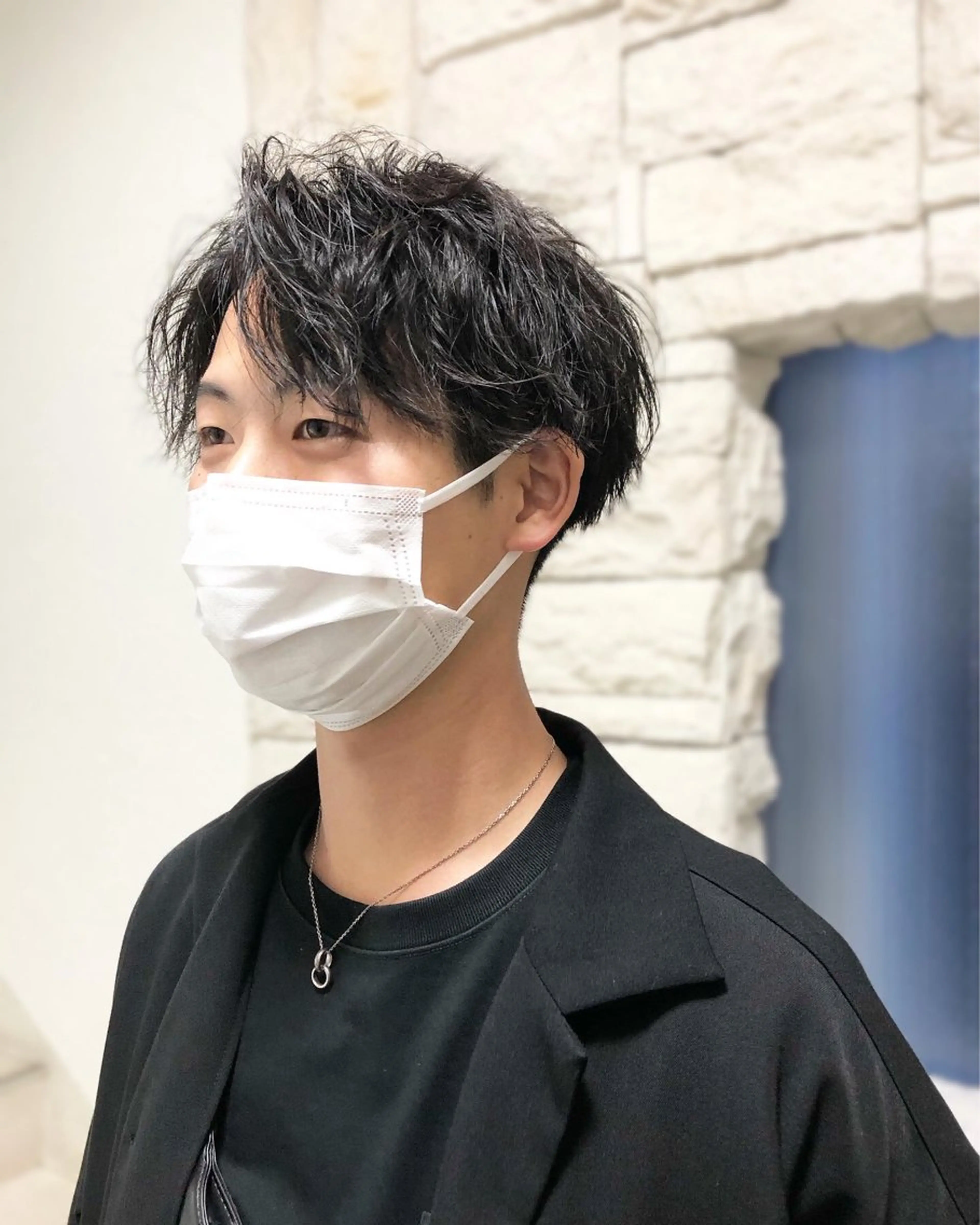 パーマ ヘアアレンジ メンズ カット パーマ トリートメント ヘアセット ainico+所属・メンズ特化✂️栗原 侑也のヘアスタイル