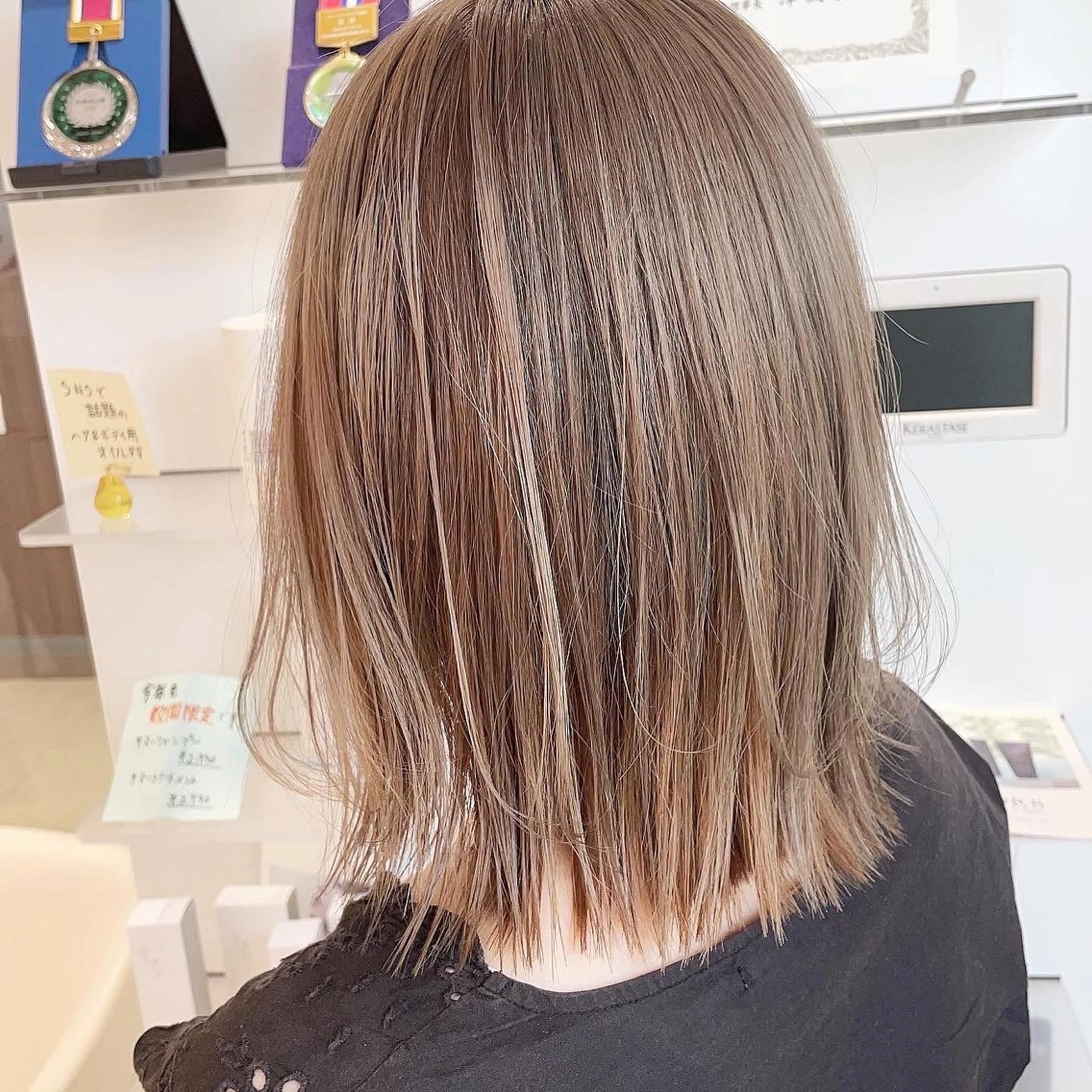 ショート カラー カット ヘアカラー トリートメント ご新規様限定クーポン あります　桂口　烈闘のヘアスタイル