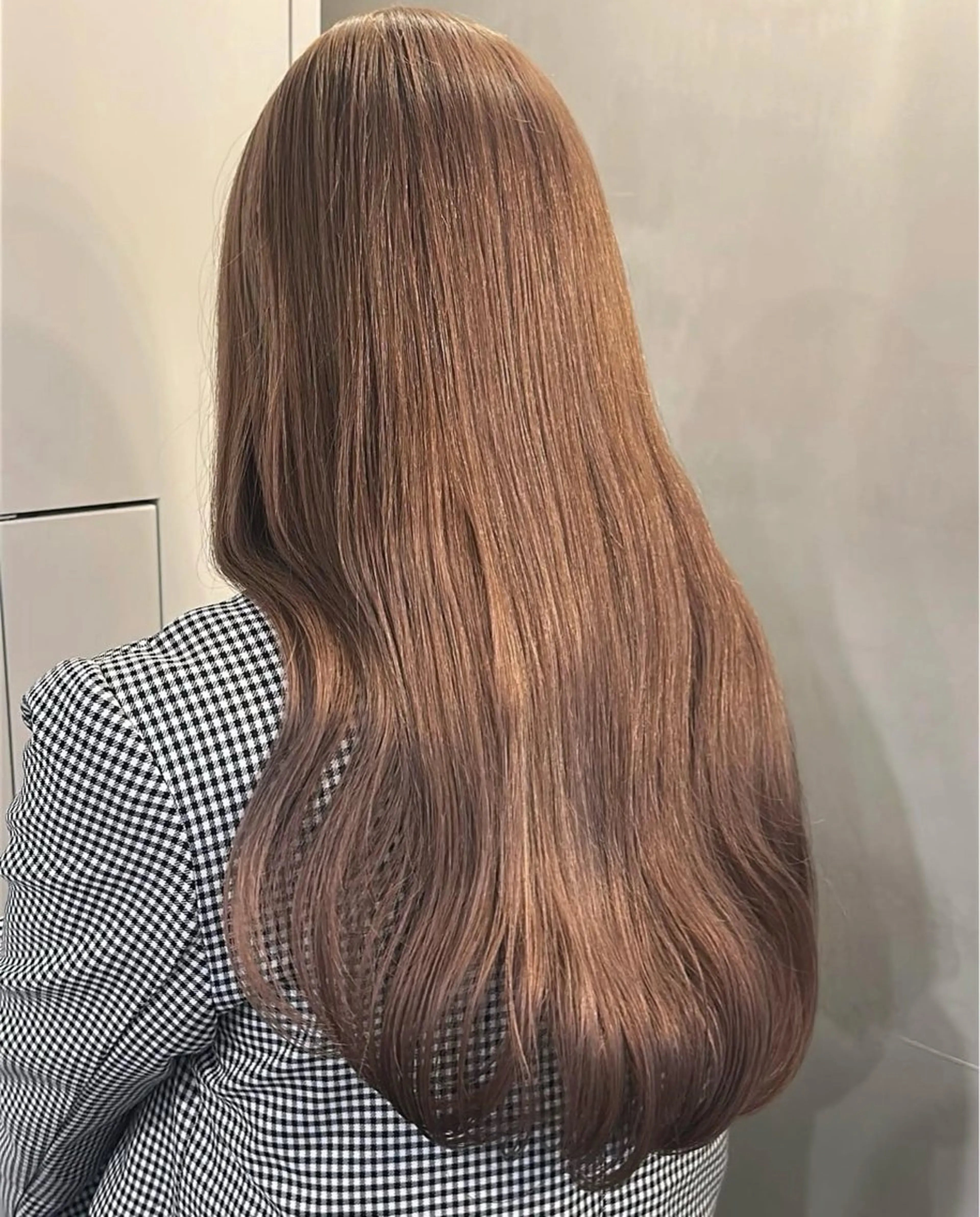 🌫️double color【ブリーチなし】『暖色系』➕アミノ酸treatmentの写真