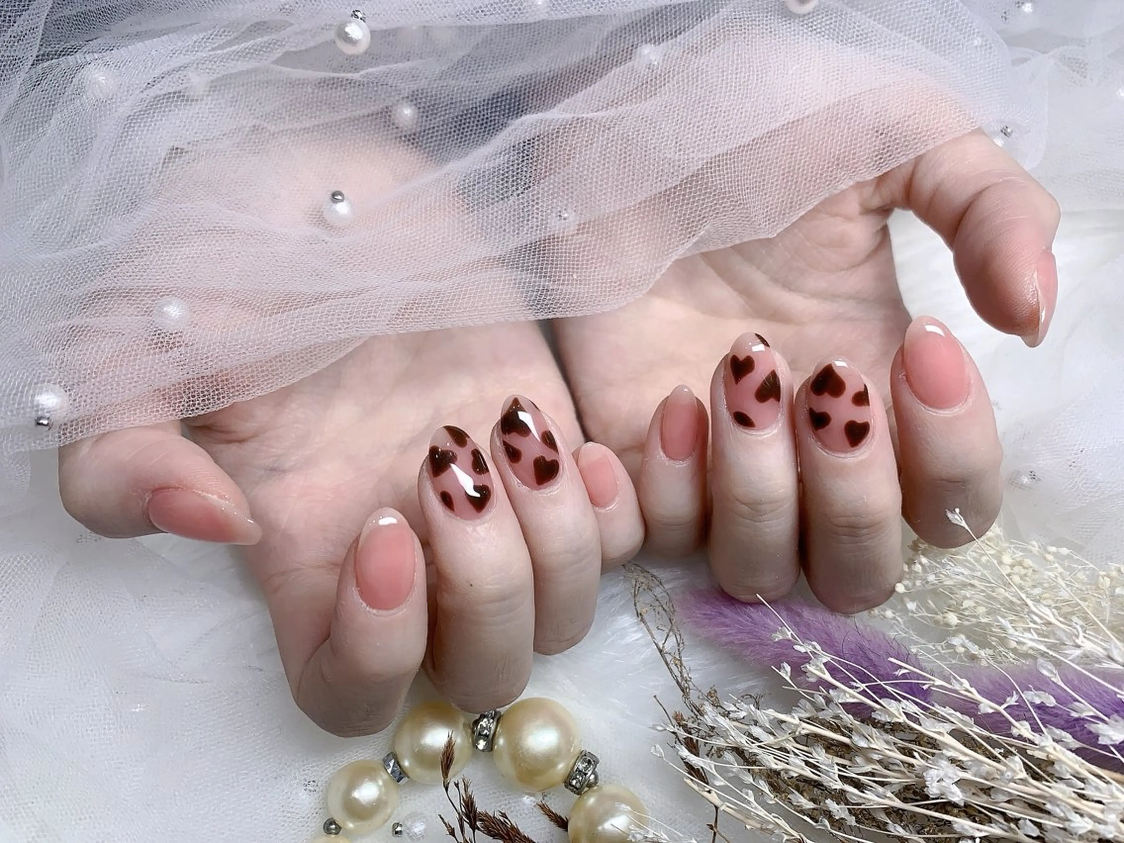 ネイル オーロラネイル フットネイル 韓国ネイル ラメ(グリッター) ラメグラデーション Luna nail salon新小岩のネイルデザイン