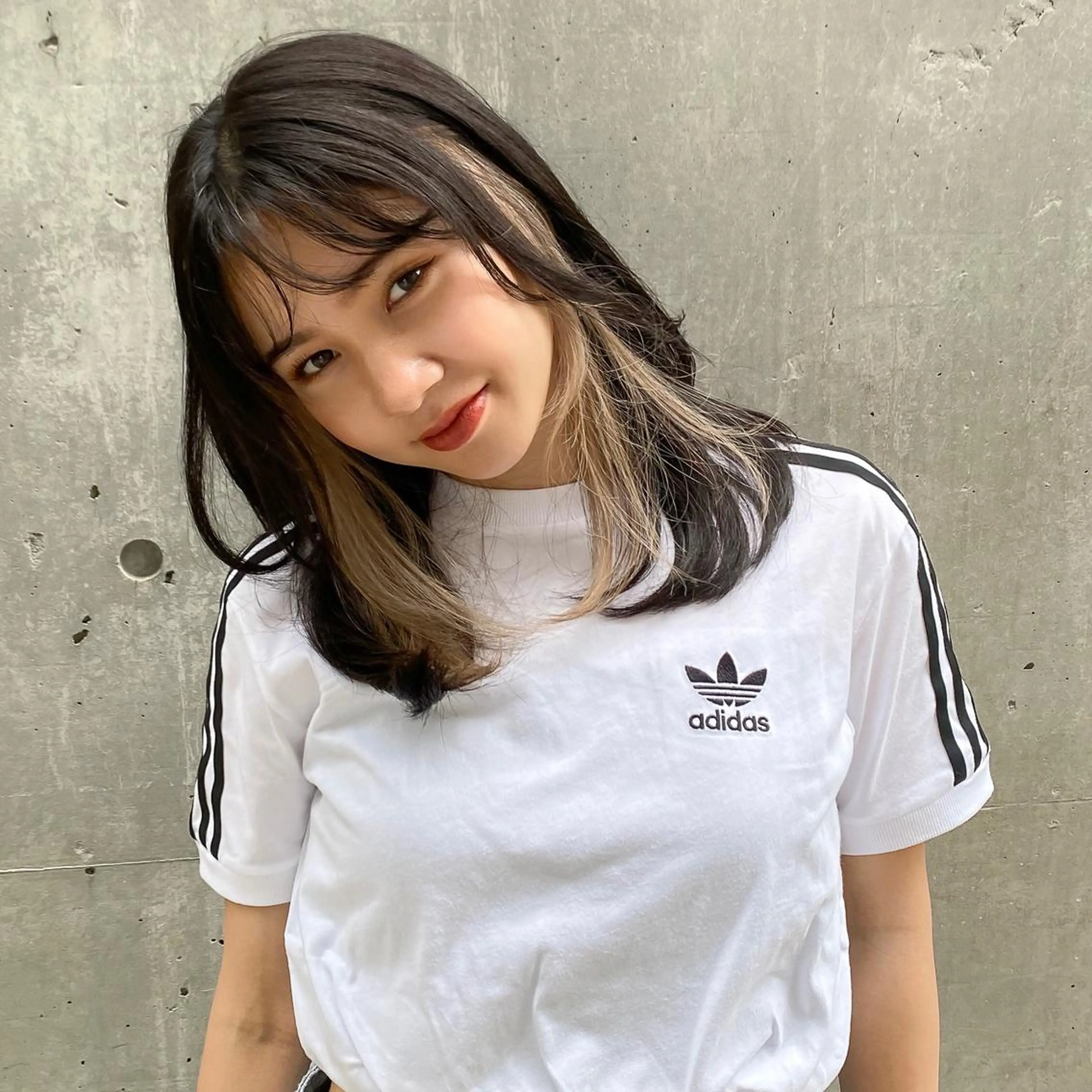 セミロング カラー ベージュカラー 黒髪 ブリーチ ケアブリーチ ダブルカラー ハッシュカット/縮毛 レイヤー/yukiのヘアスタイル