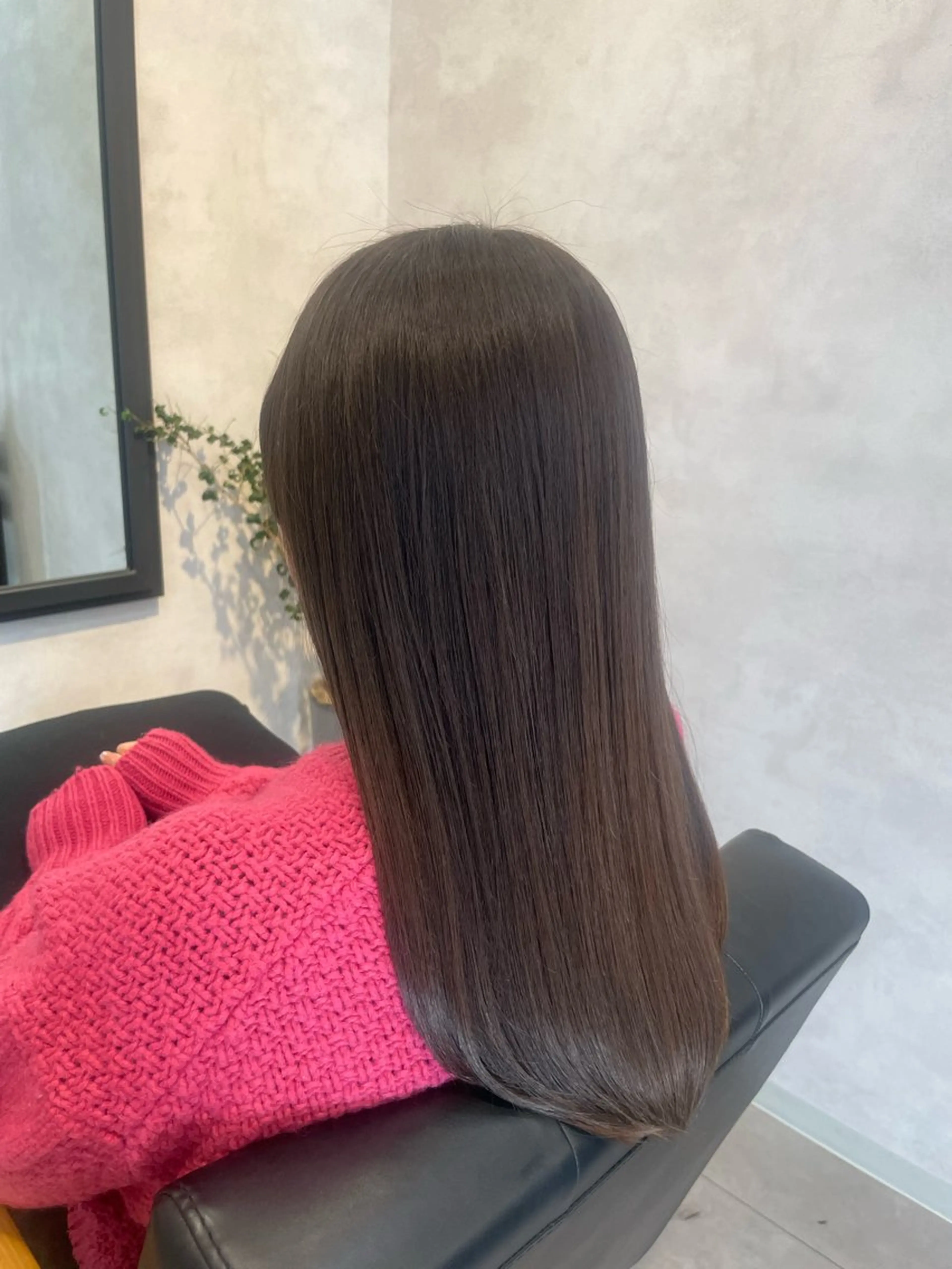 ロング カラー カット ヘアカラー トリートメント 今村 南穂のヘアスタイル