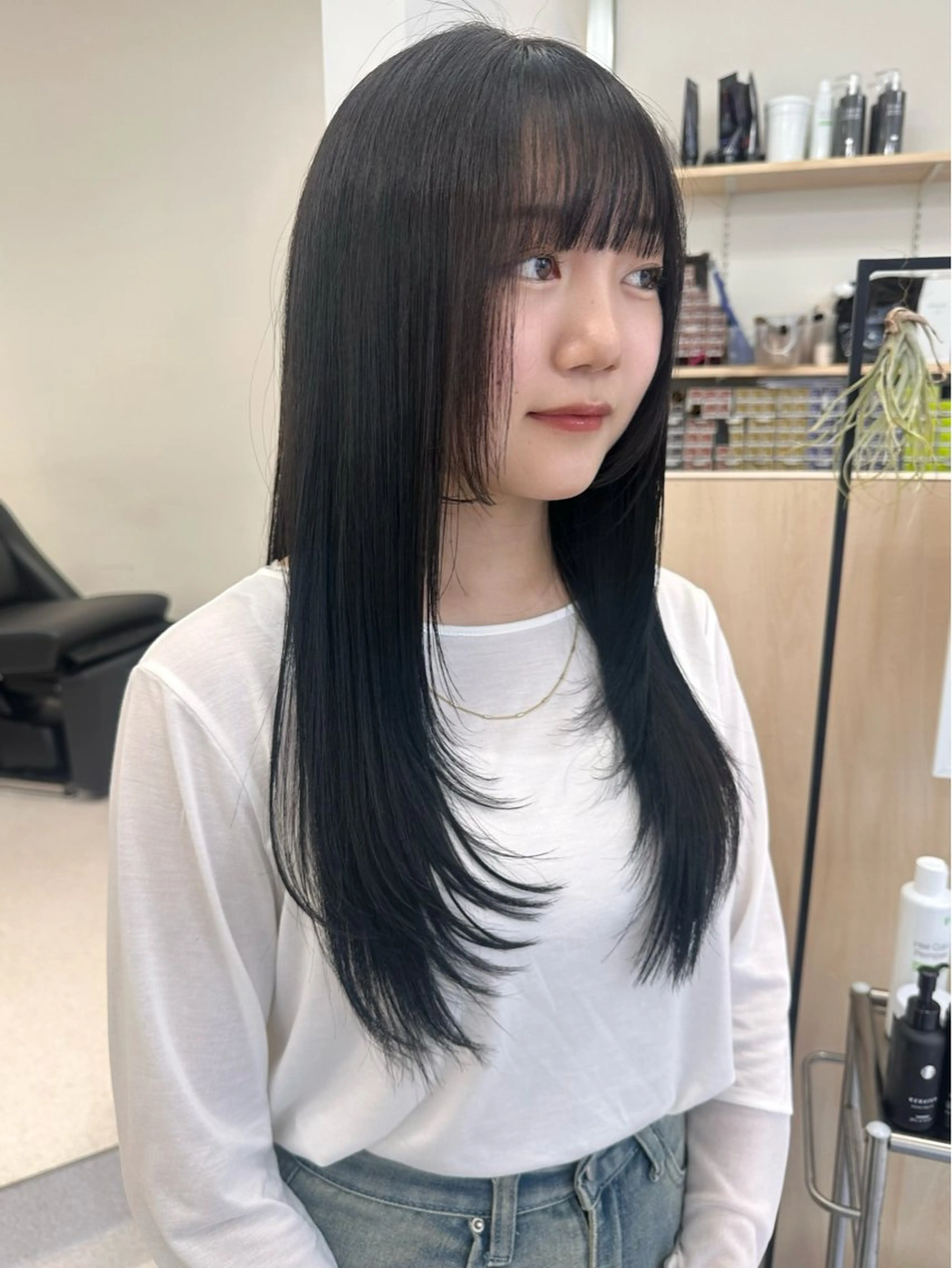 ロング カラー カット 🪭risa 暖色/レイヤー🪭のヘアスタイル