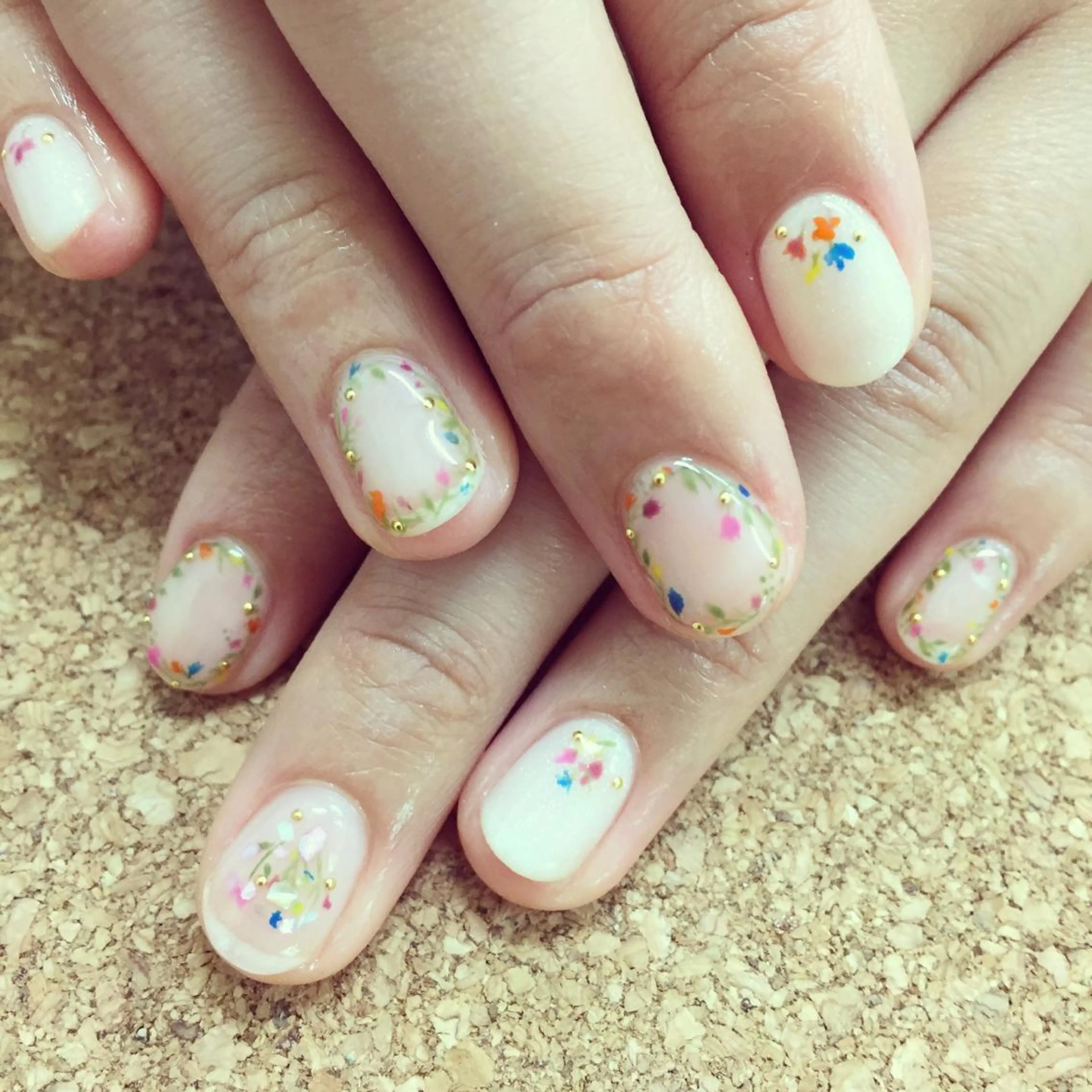 ネイル アートネイル クリアネイル 🌼大西洋子 laughl🌼のネイルデザイン