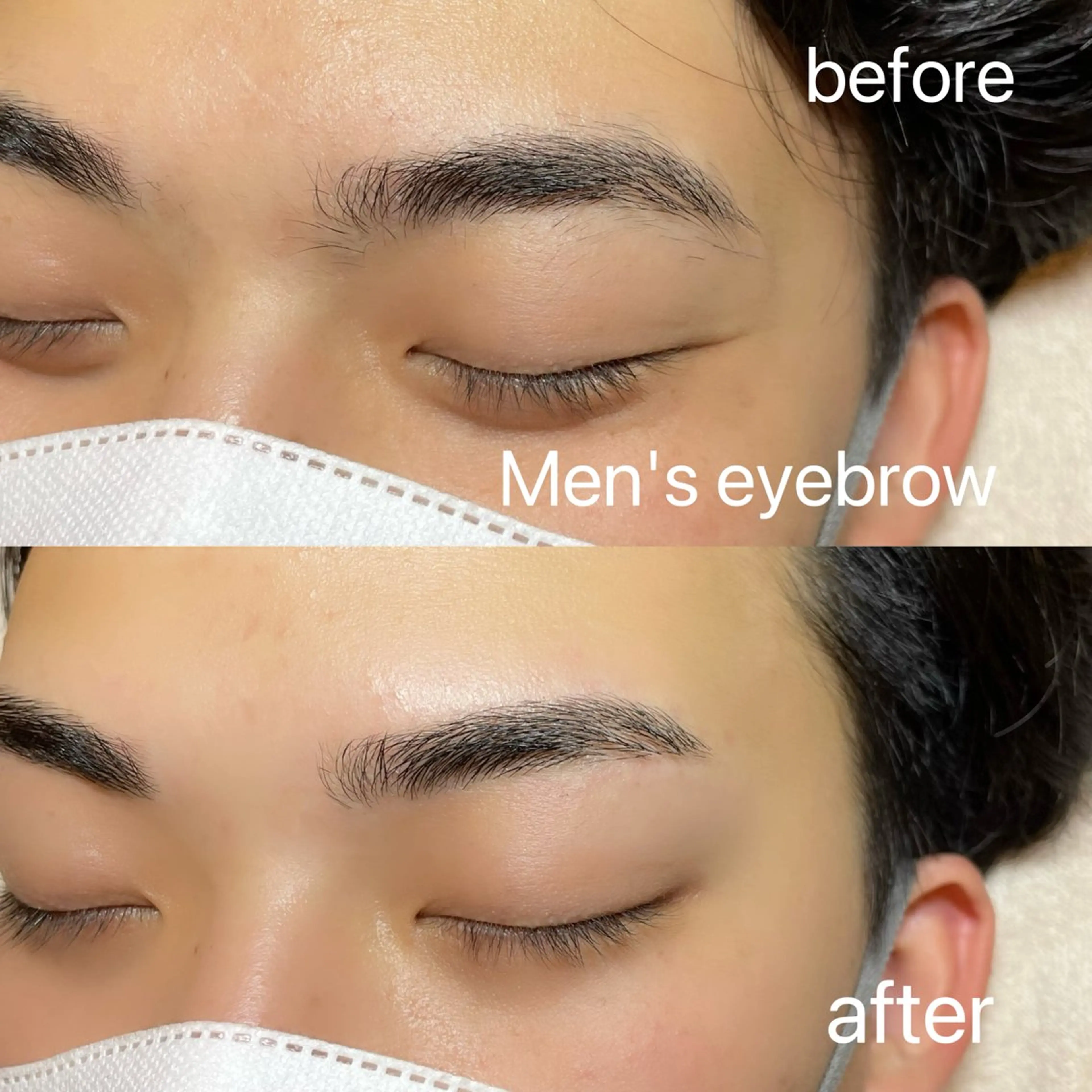 メンズ アイブロウ メンズアイブロウ 恵比寿まつげサロン 🎀🎧Rukaのマツエク・マツパデザイン