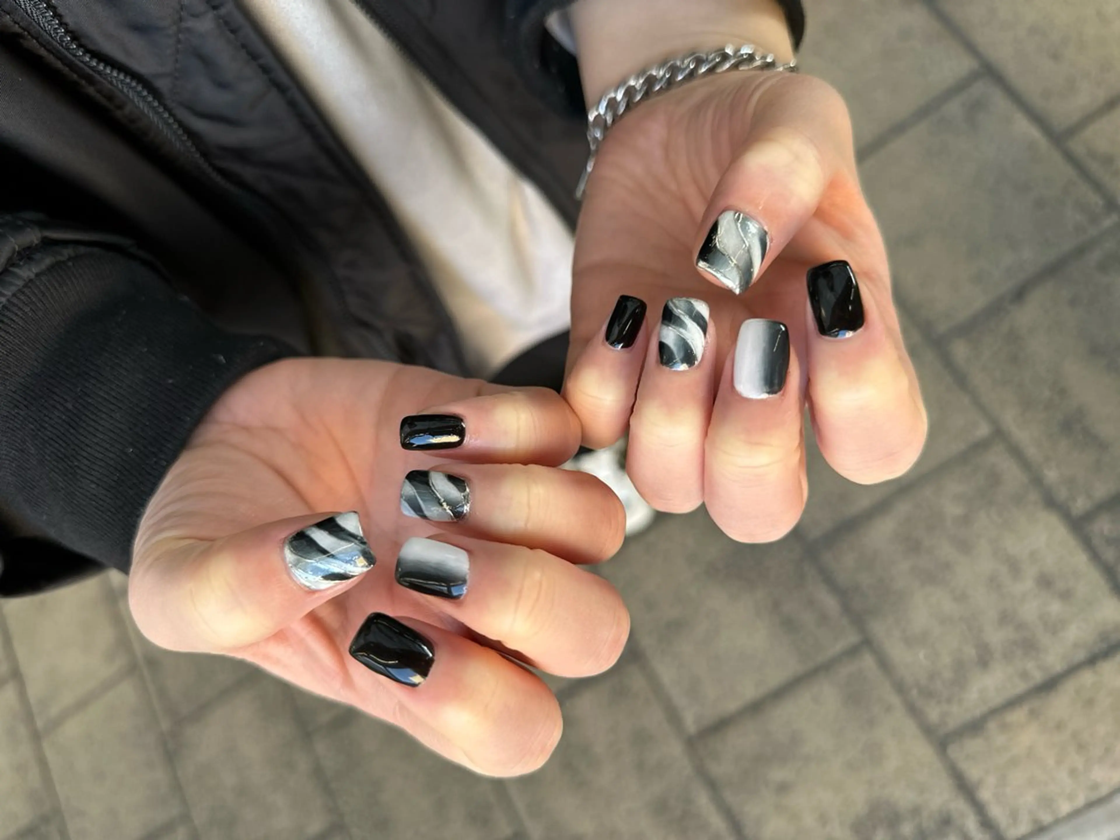 ネイル アートネイル ミラーネイル nail salon  ∞ mikanal ∞所属・nailsalon ∞ ﾐｶﾅﾙ ∞のネイルデザイン