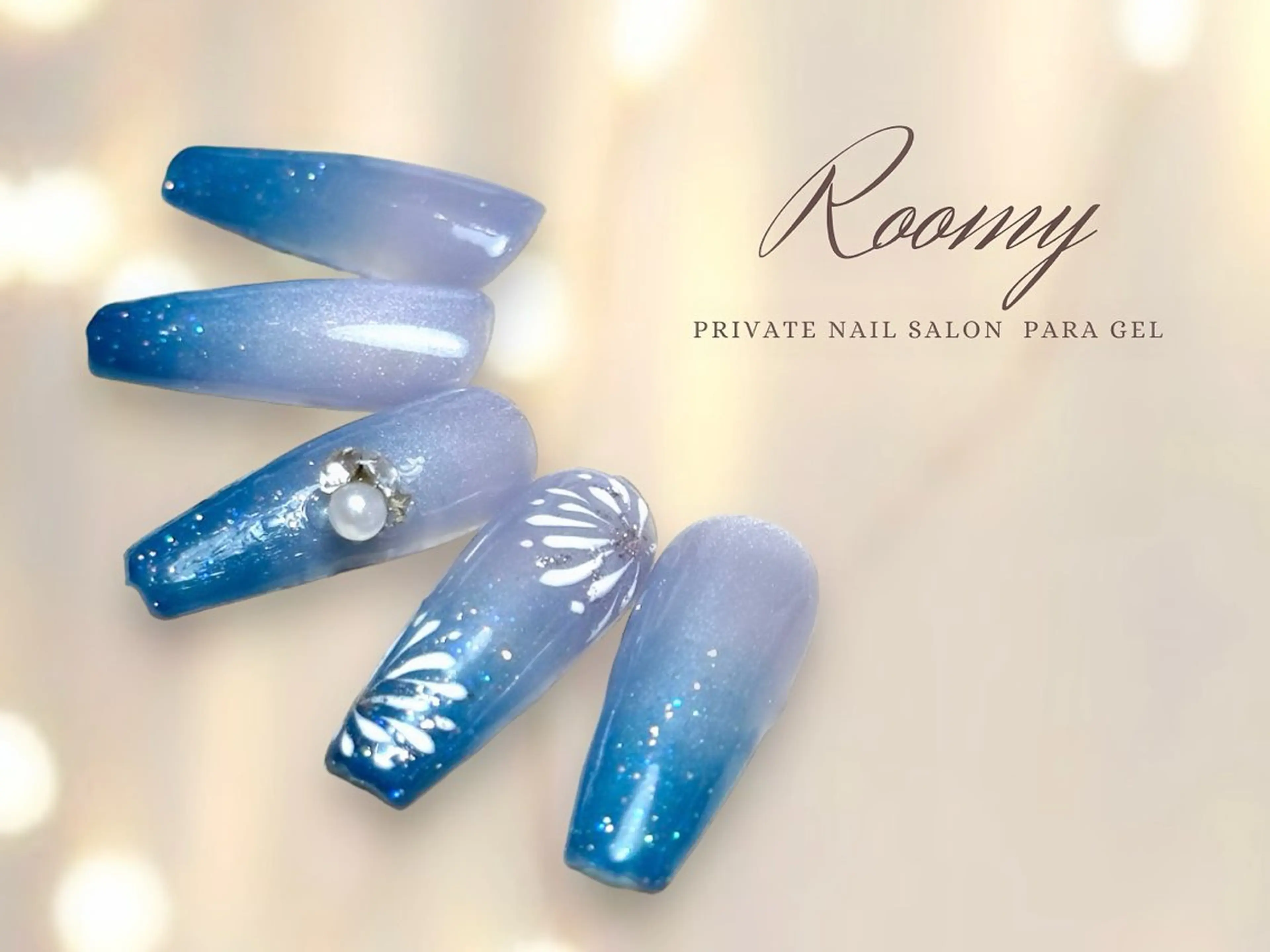 ネイル フットネイル ジェルネイル マグネットネイル パラジェル シンプルネイル ハンドネイル nail salon Roomy 竹ノ塚所属・nail salon Roomy 竹ノ塚のネイルデザイン