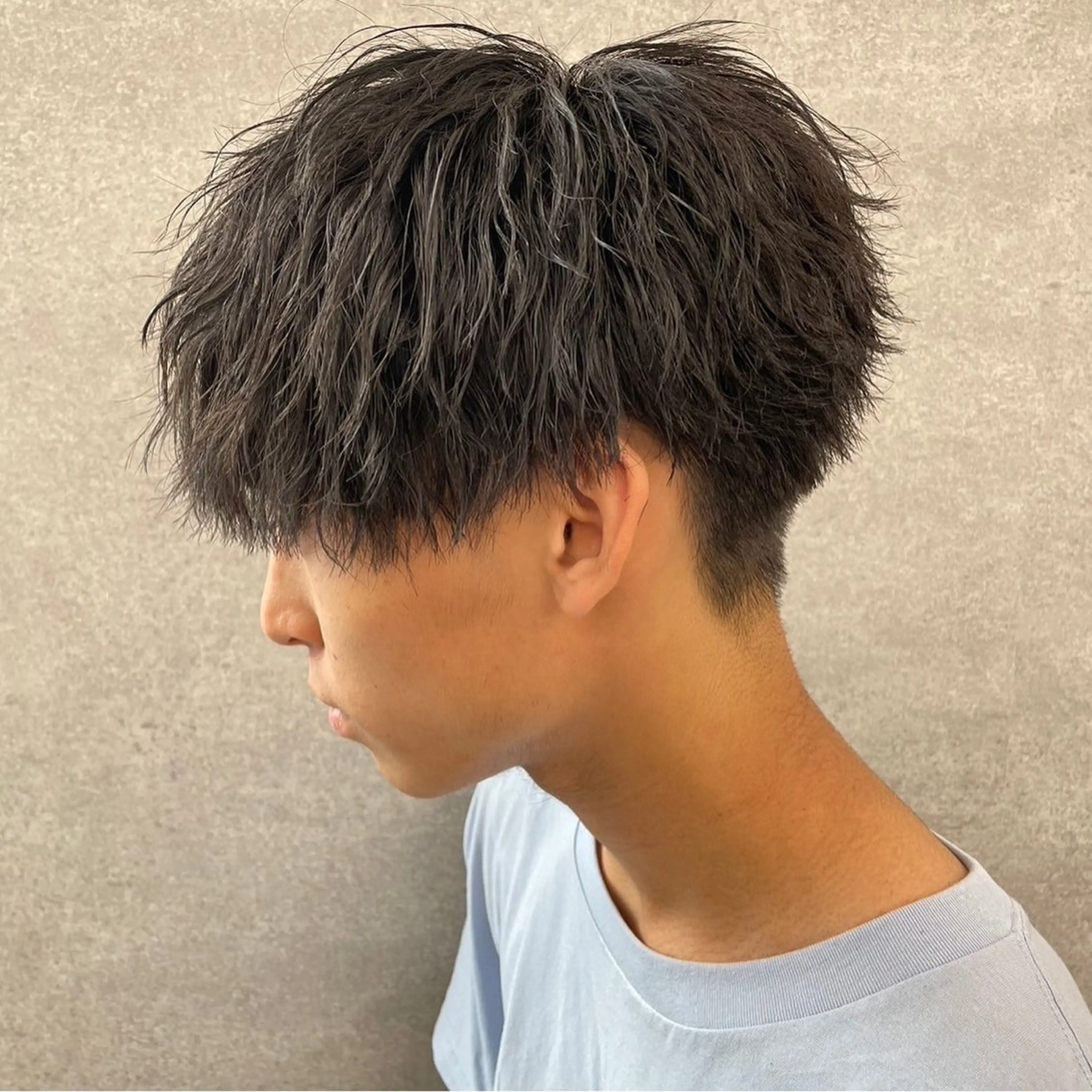 ショート パーマ メンズ カット パーマ トリートメント ヘッドスパ ヘアセット メンズパーマ特化/ Tsubasaのヘアスタイル