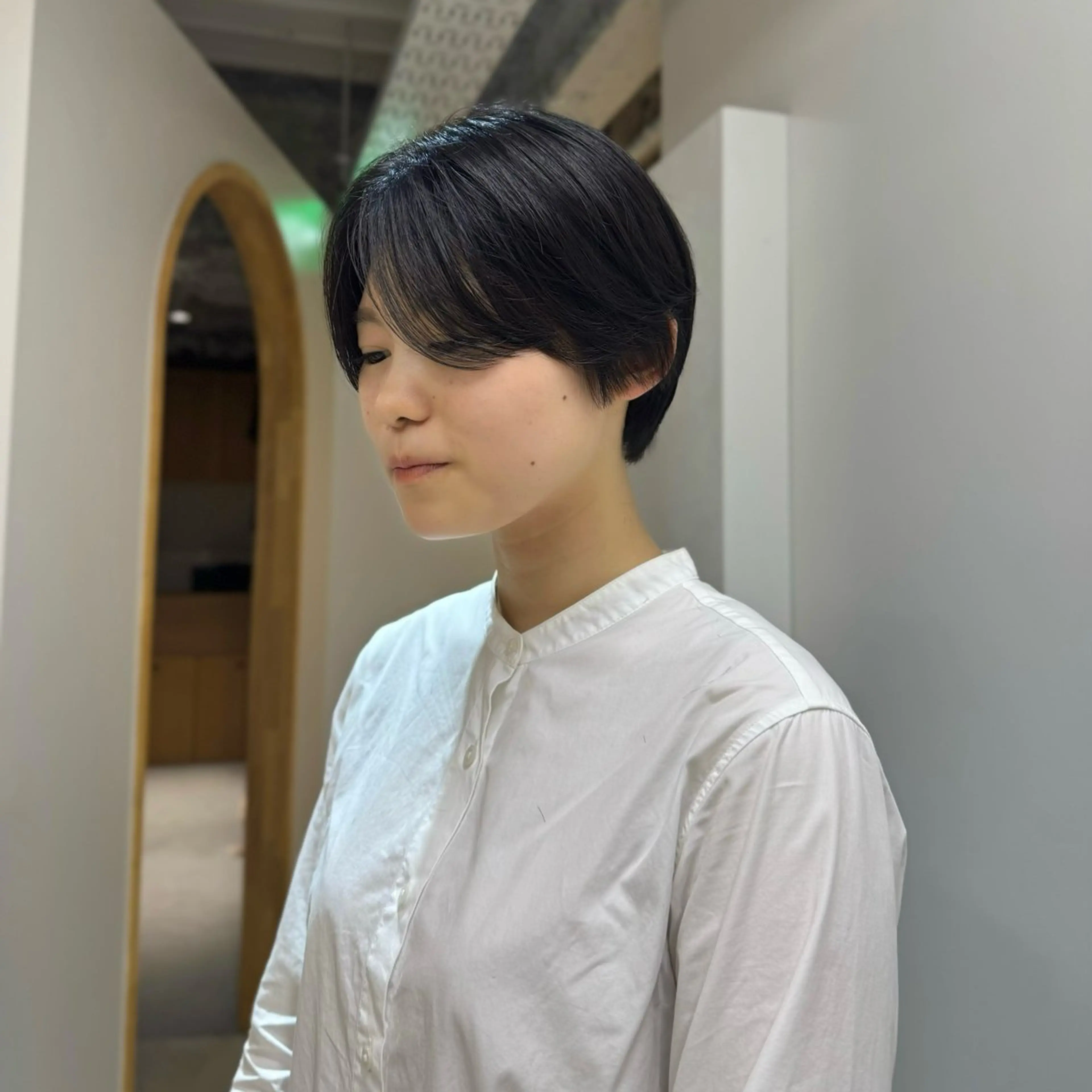ショート ぱつっとボブ/ショ ート/高田明日美のヘアスタイル