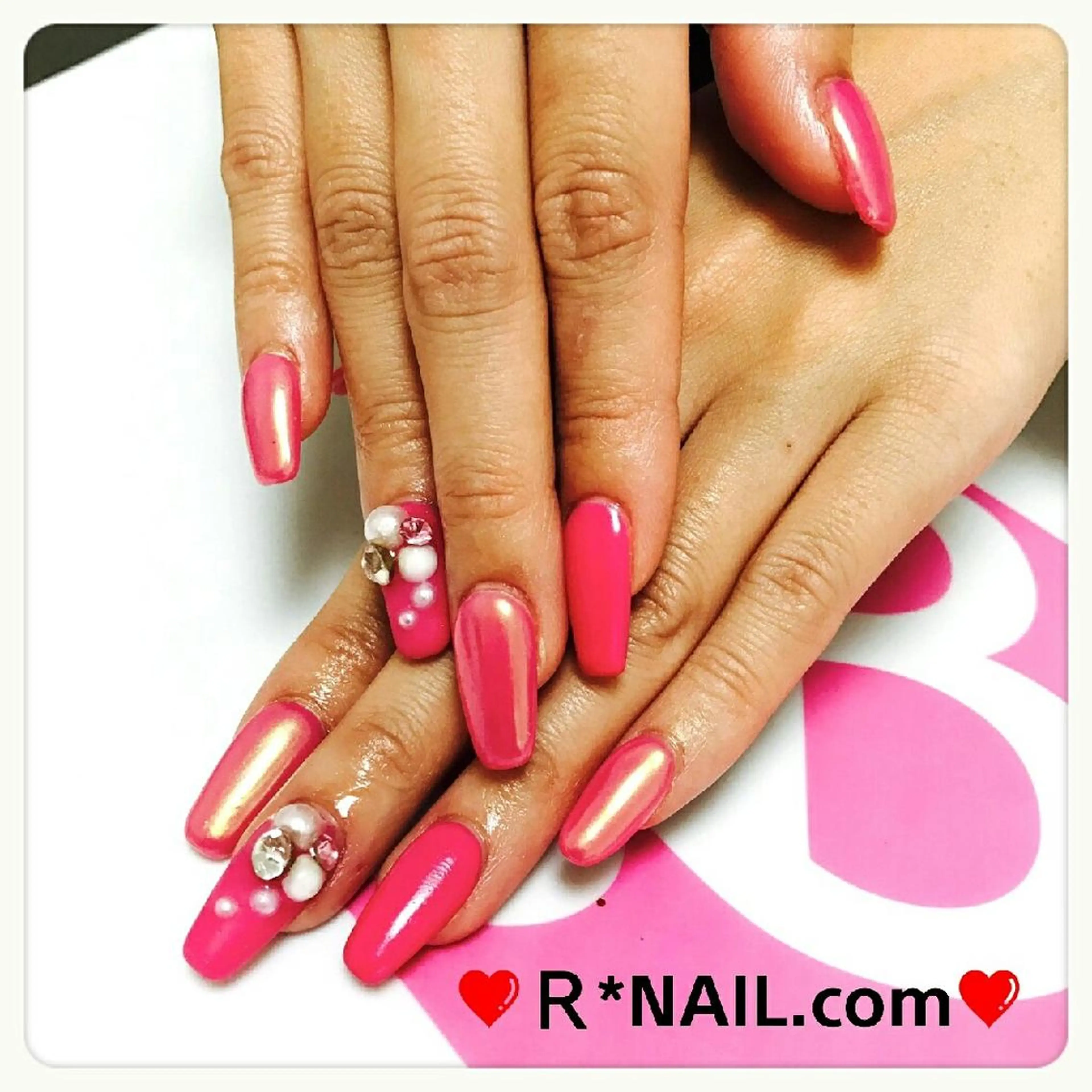 ロング カラー ネイル キッズ スカルプネイル R*NAIL .comのネイルデザイン