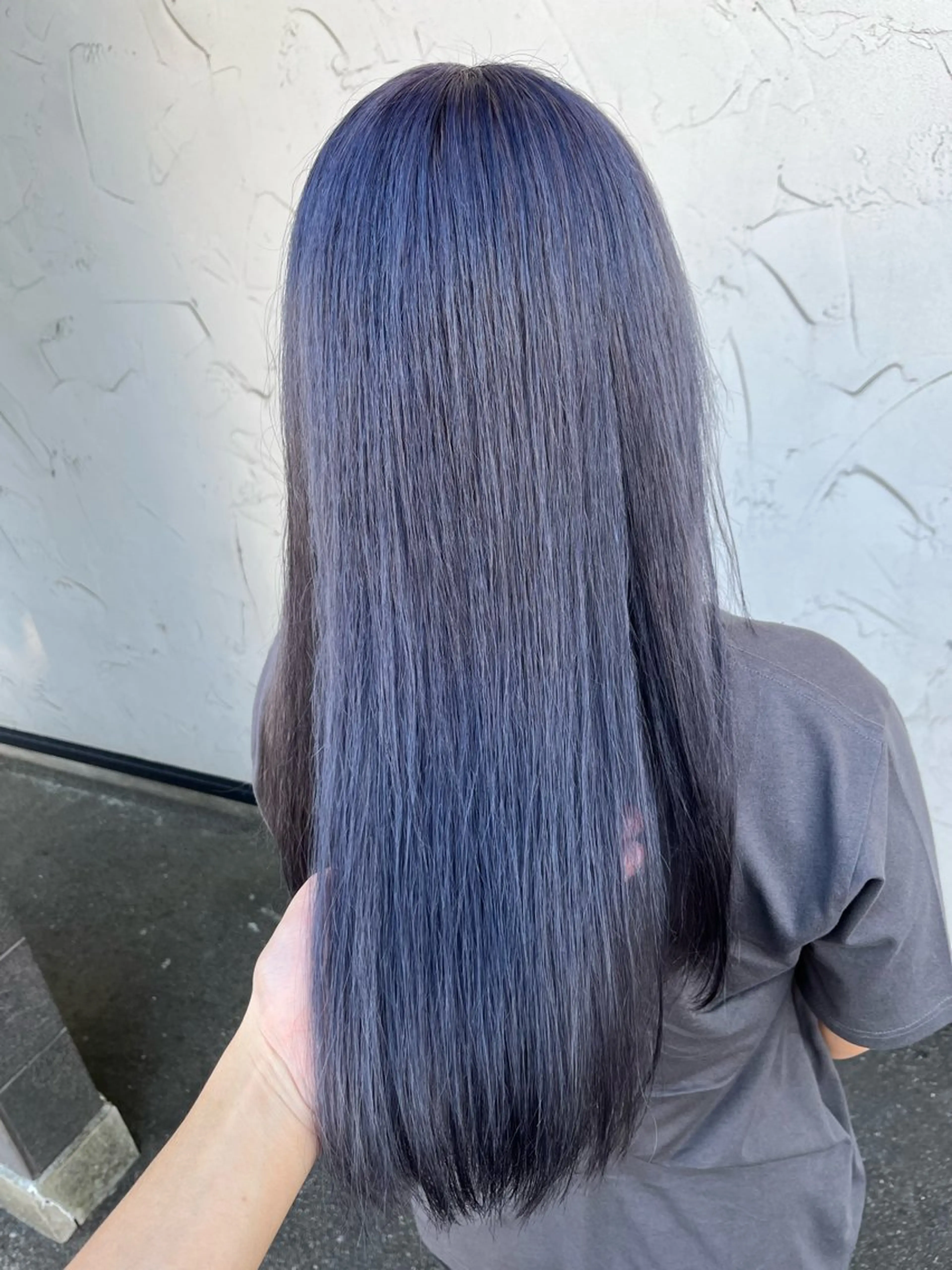 ロング カット ヘアカラー 道下 颯人のヘアスタイル