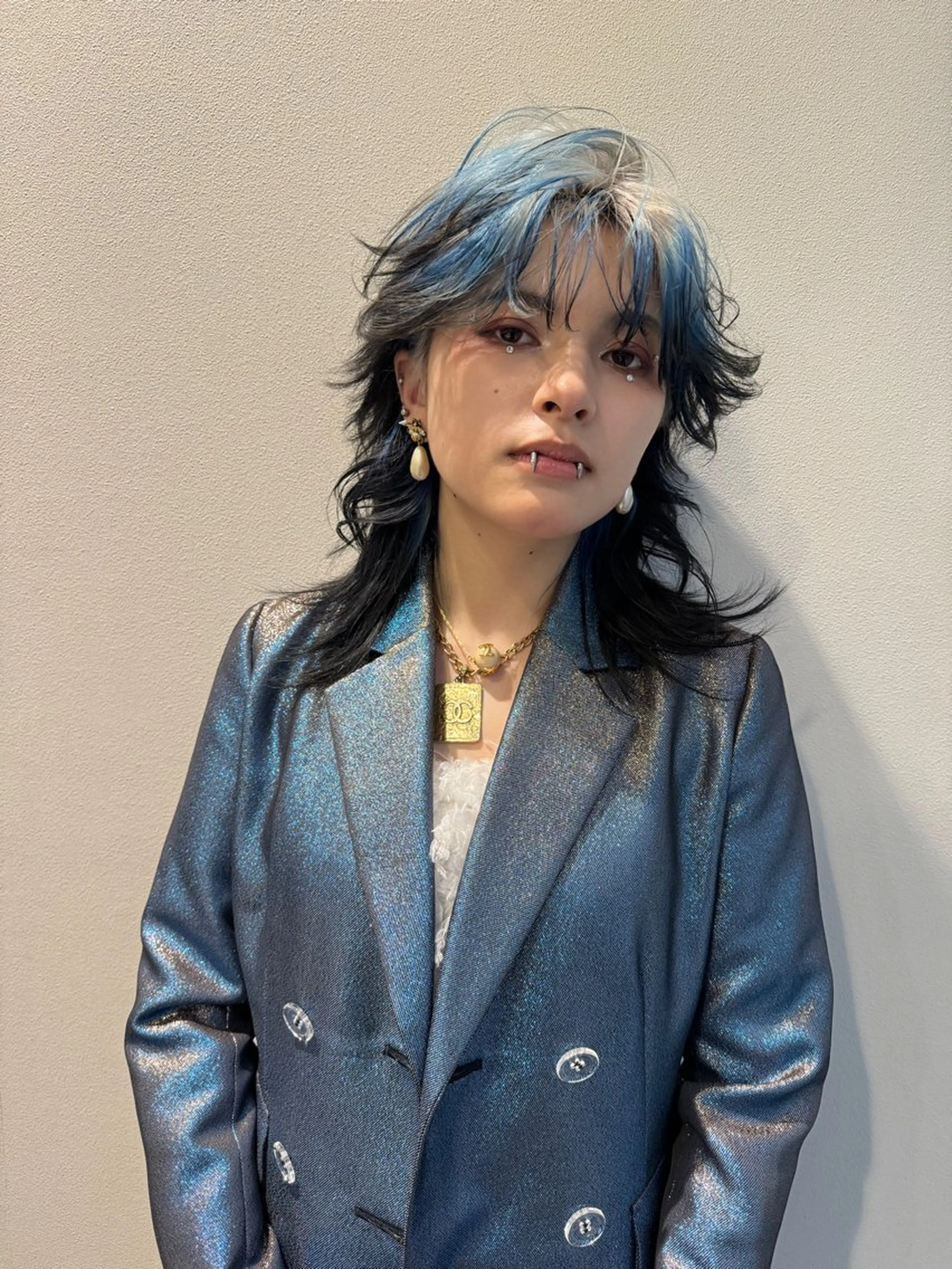 セミロング カラー 深野 ちさとのヘアスタイル