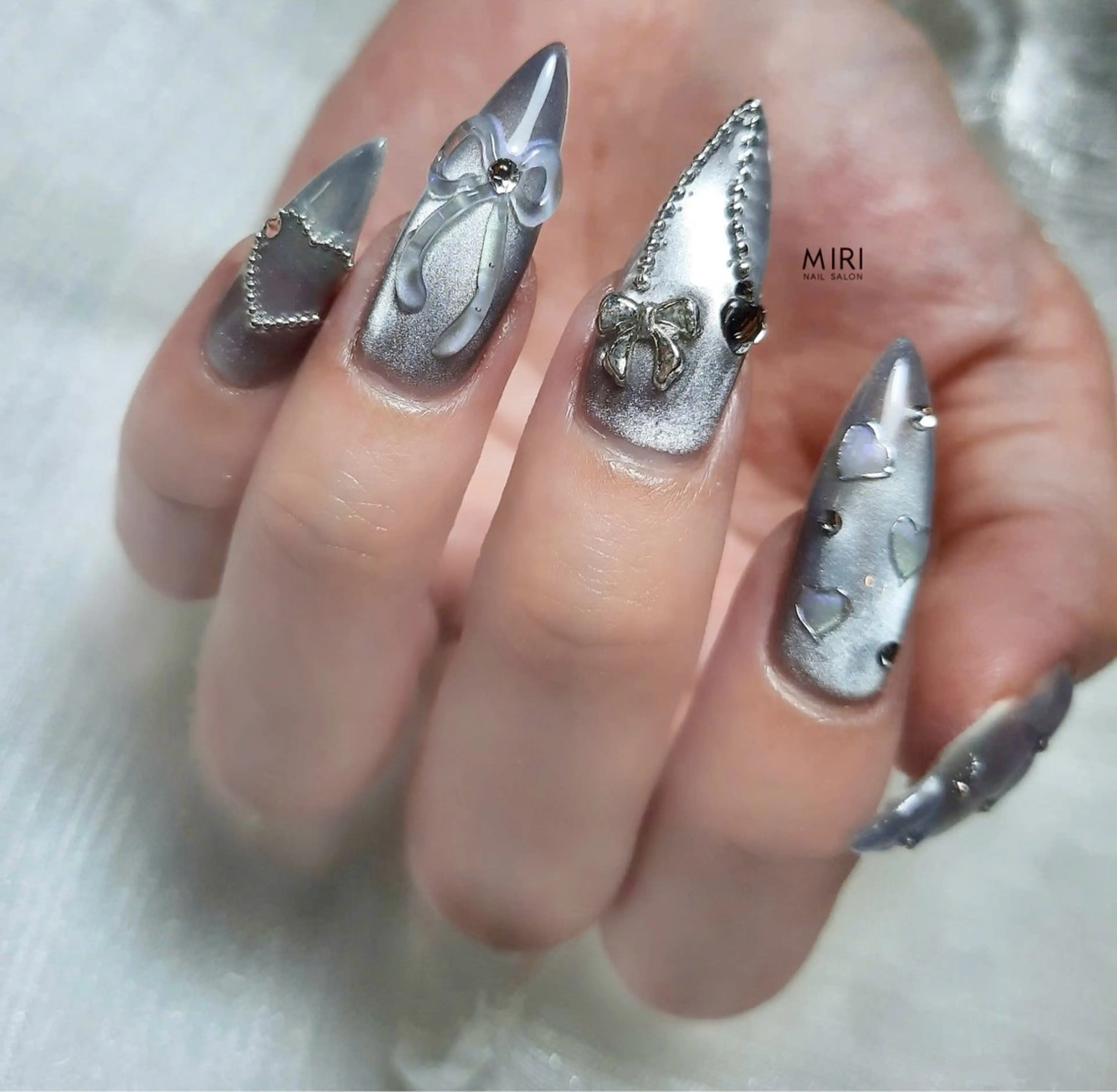 ネイル 持ち込み ネイルチップ Miri nail salonのネイルデザイン