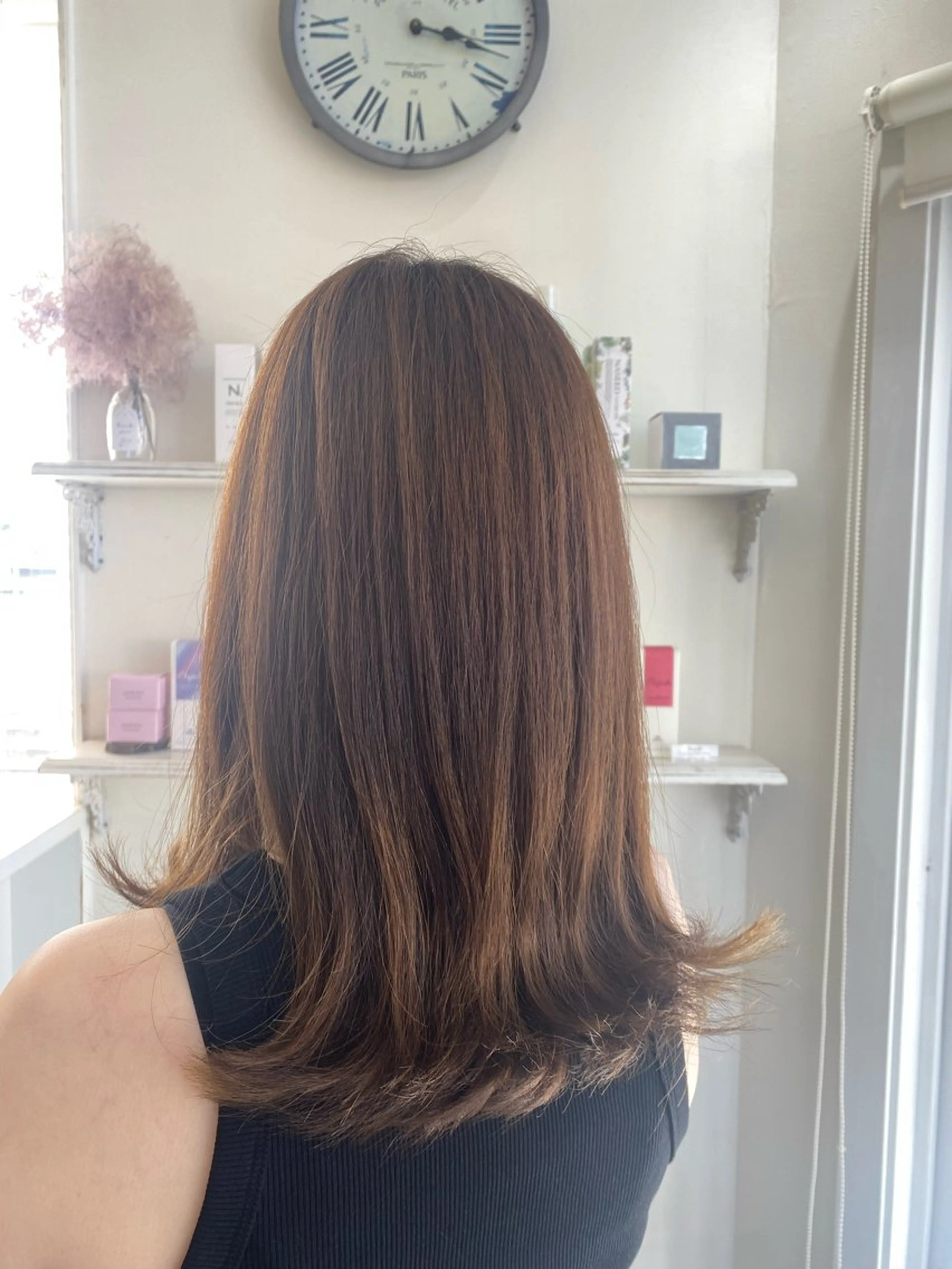 ミディアム ボブ 外ハネヘア hair Design　fika. 大在店所属・fika.大在店 Kitanoのヘアスタイル