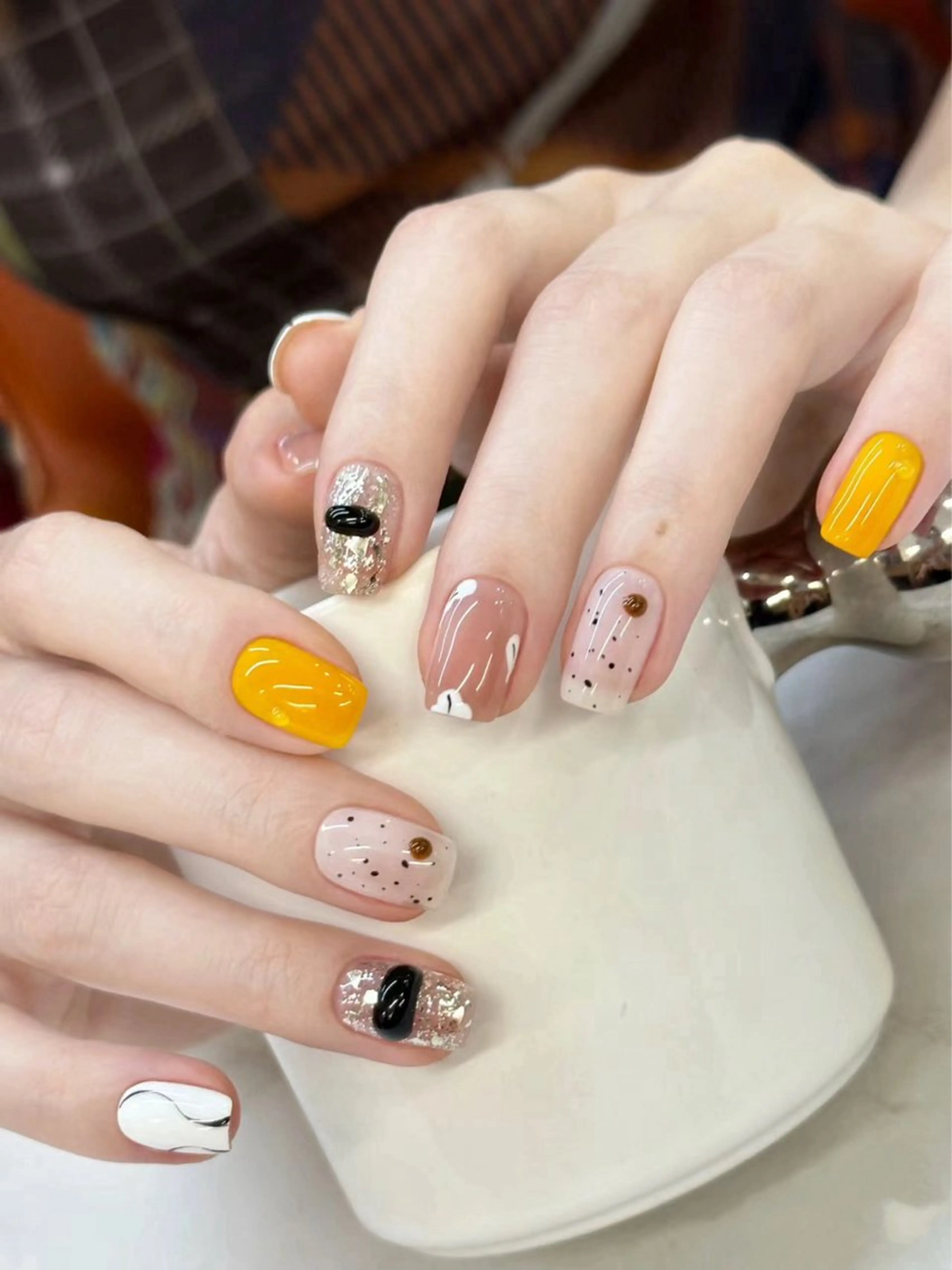 ネイル アートネイル チークネイル 長さ出し フットネイル ジェルネイル ハンドネイル ハンドケア ラッキーネイルサロン 西川口東口店のネイルデザイン