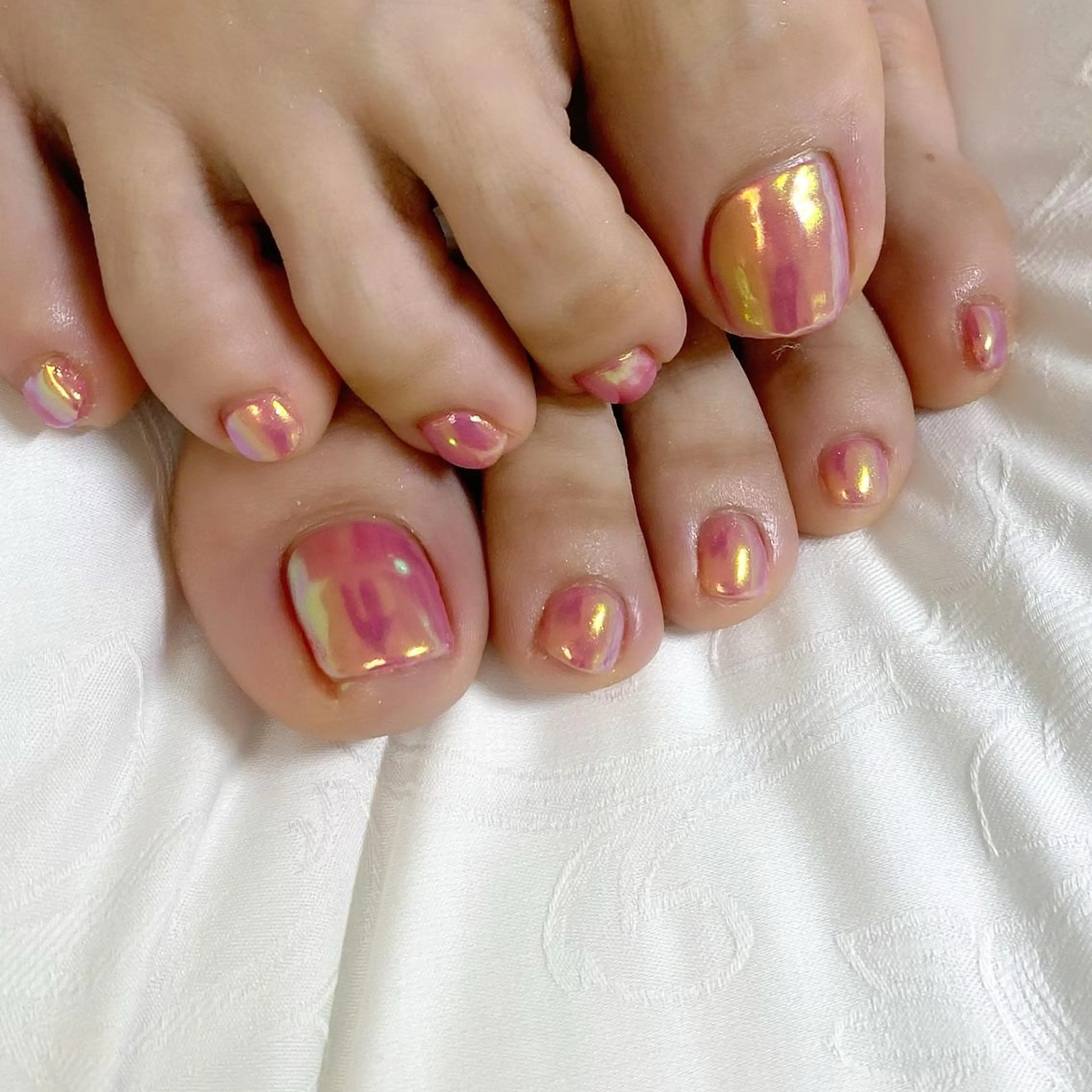 オフなしフット✨ミラーorマグネットワンカラー👠(10本同じカラー)の写真